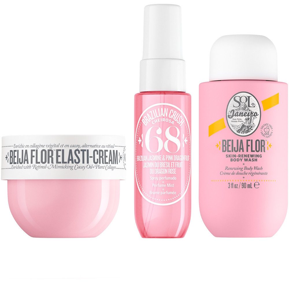 Sol de Janeiro Pflege-Geschenkset Sol de Janeiro Beija Flor Jet Set Körperpflegeset, 3-tlg., Körpercreme, Duschcreme & Duftspray mit Cheirosa ’68