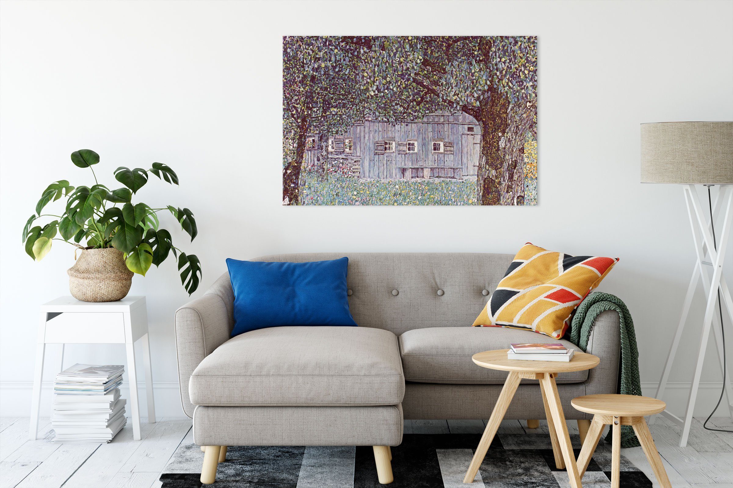 Pixxprint Leinwandbild Gustav Klimt - Oberösterreichisches günstig online kaufen