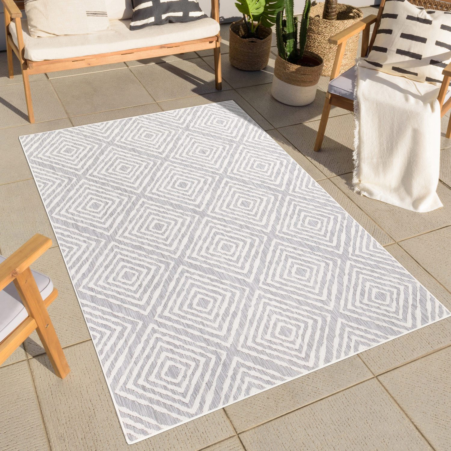 Carpet City Outdoorteppich Outdoor 464, rechteckig, günstig online kaufen
