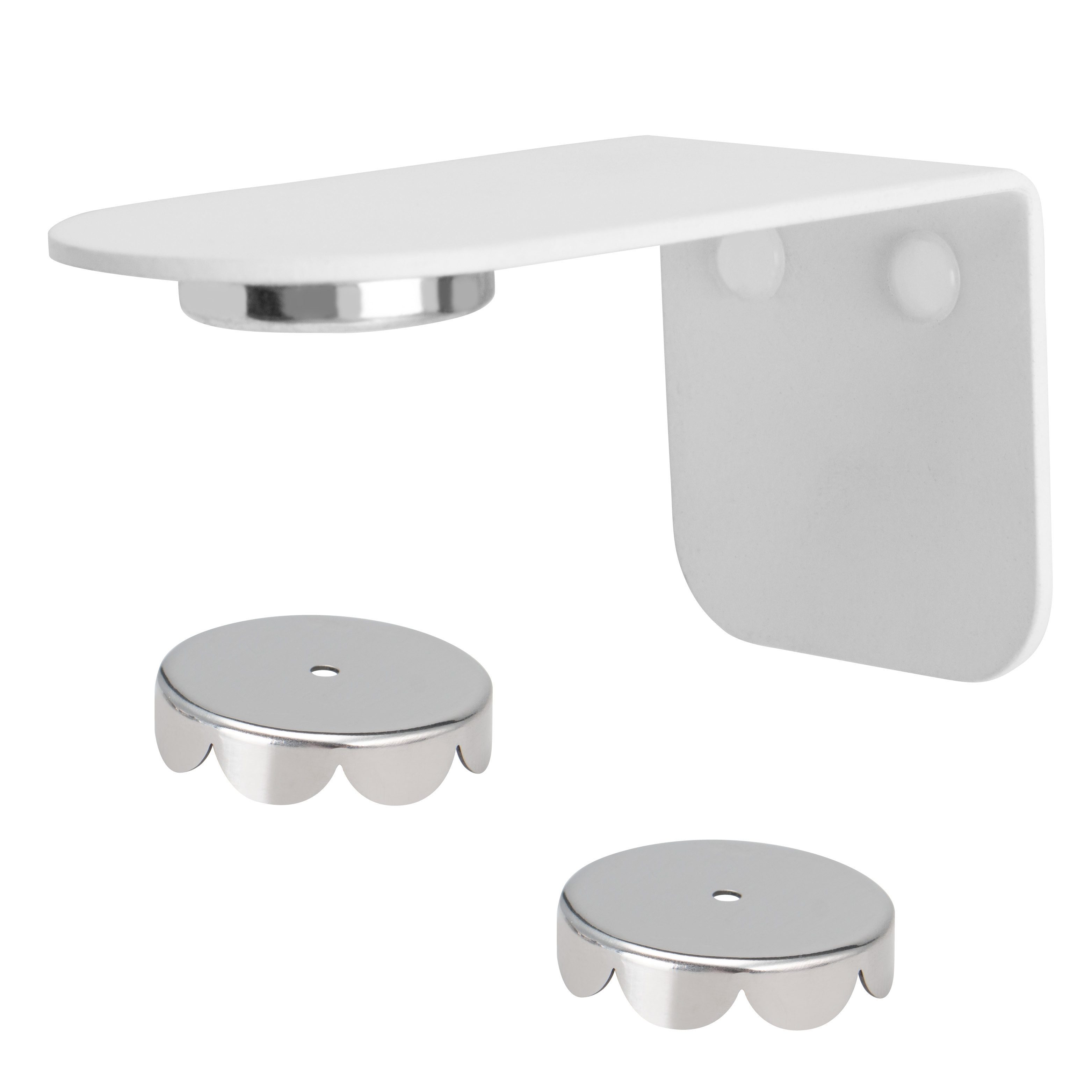 bremermann Seifenhalter PUREZZA – hängende Seife durch Magnet – weiß, 1-St.