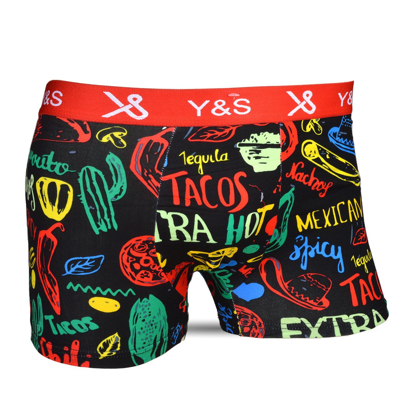 Socked Boxershorts bunte Unterhosen (4-St) bunte, lustige, farbige Retroshorts