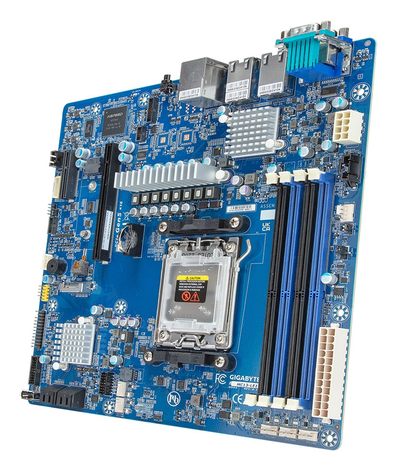 Gigabyte MC13-LE1 - 1.X - Motherboard - micro ATX - Socket AM5 - AMD B650E C... Mainboard