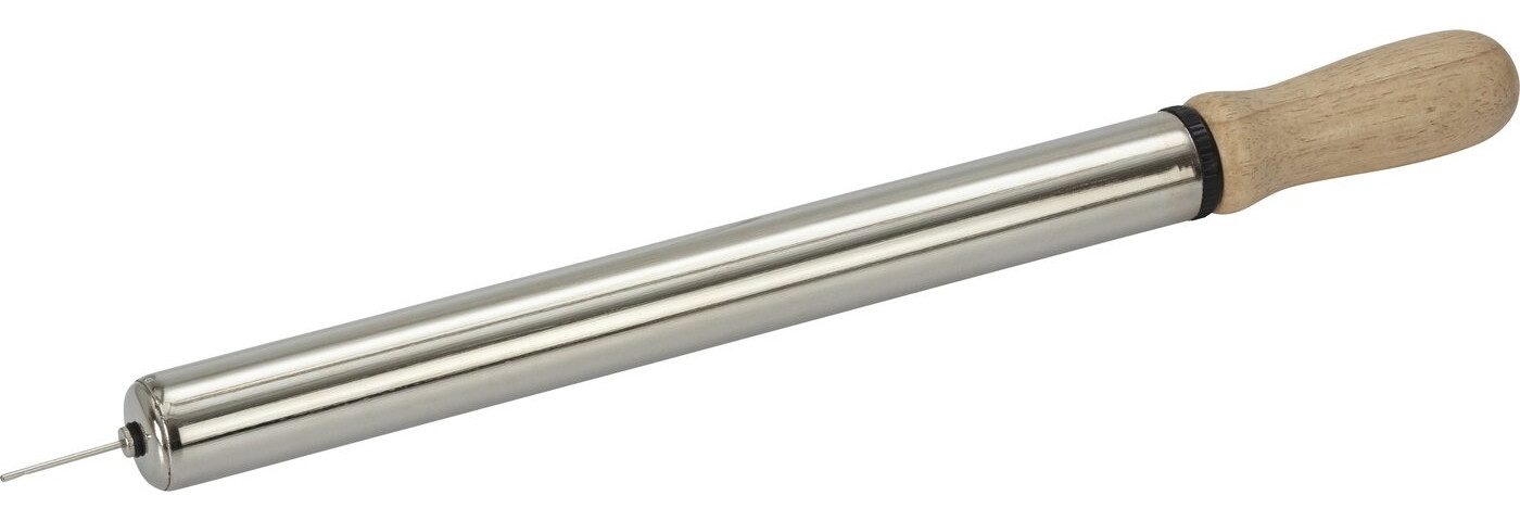 Handpumpe Ballpumpe Chrome Pump BRAUN MIT MOTIV