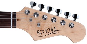 Rocktile E-Gitarre Banger's Pack elektrische Gitarre Komplettset, Banger's Set, inkl. Verstärker, Tasche, Kabel, Gurt, Schule, inkl. Verstärker, Tasche, Kabel, Gurt, Schule