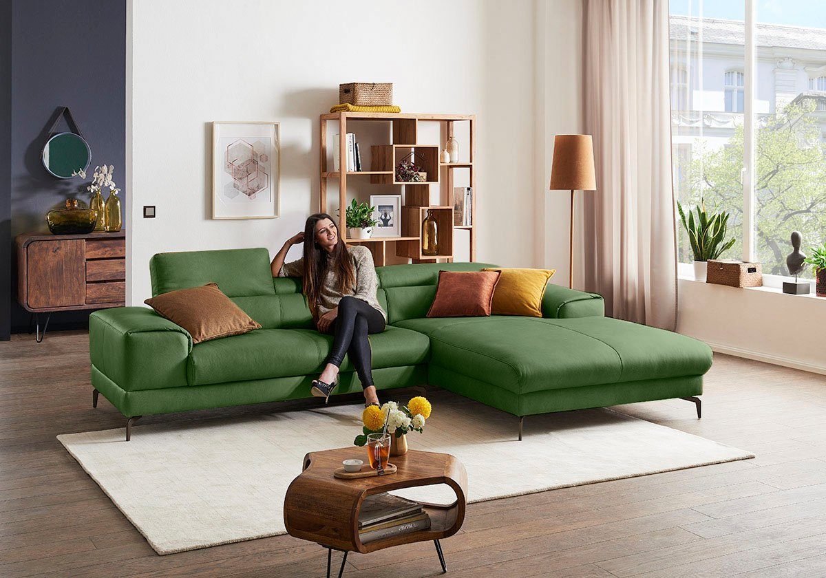 W.SCHILLIG Ecksofa "piedroo, Designsofa mit tollem Sitzkomfort, L-Form", Ko günstig online kaufen