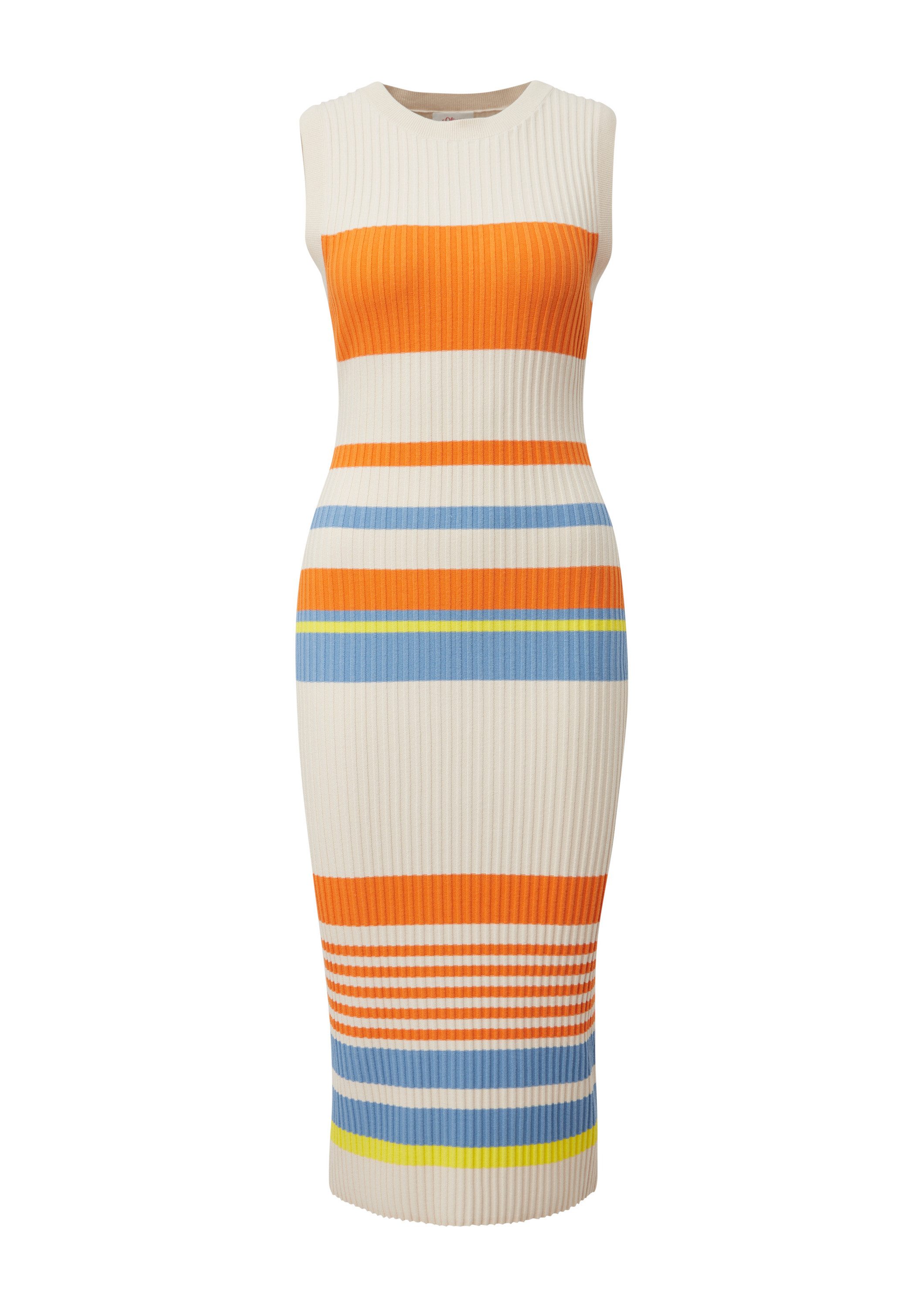 s.Oliver Midikleid Kleid Gestreiftes Maxikleid mit günstig online kaufen