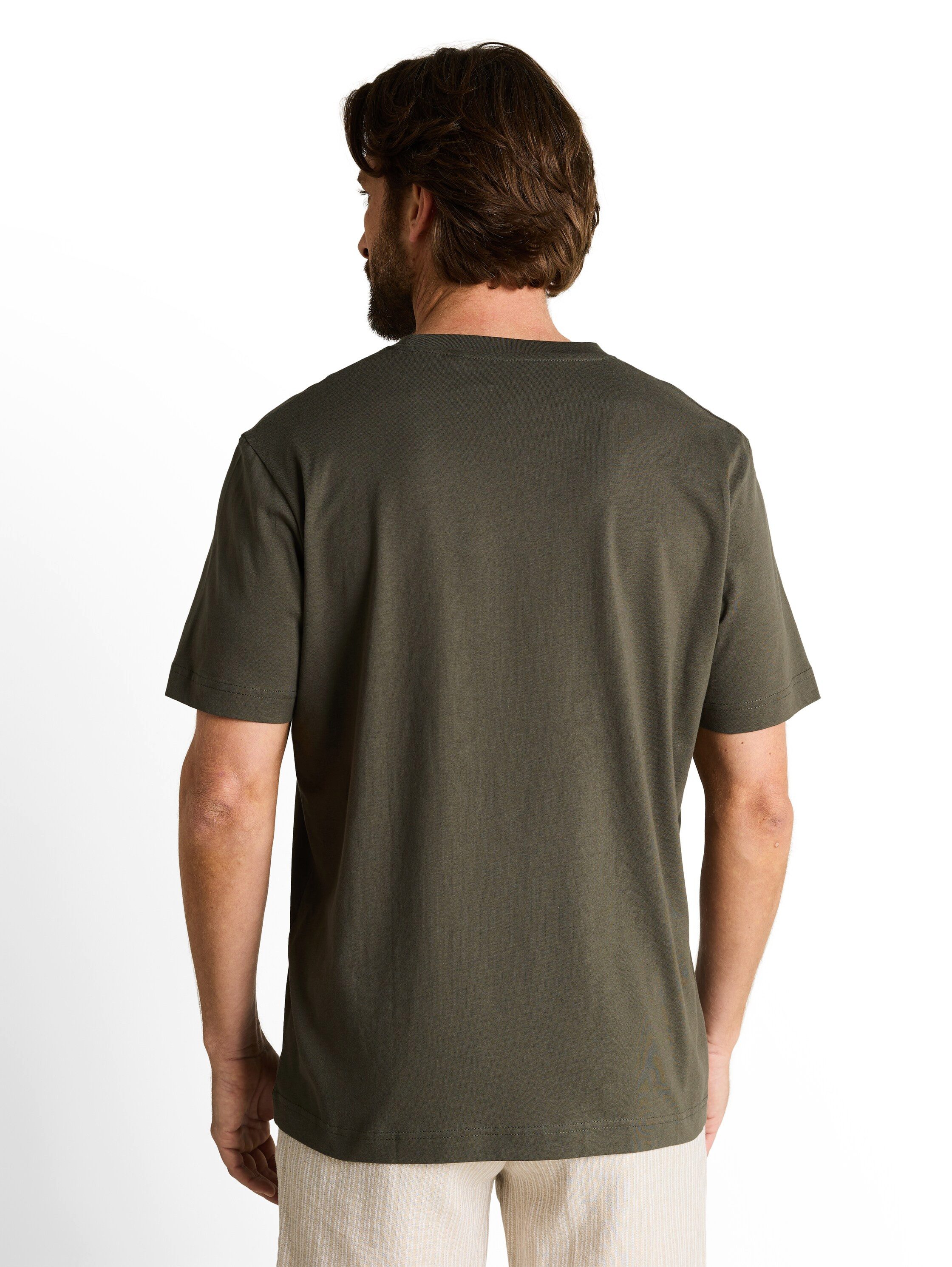 TOM TAILOR T-Shirt mit großem Logofrontprint