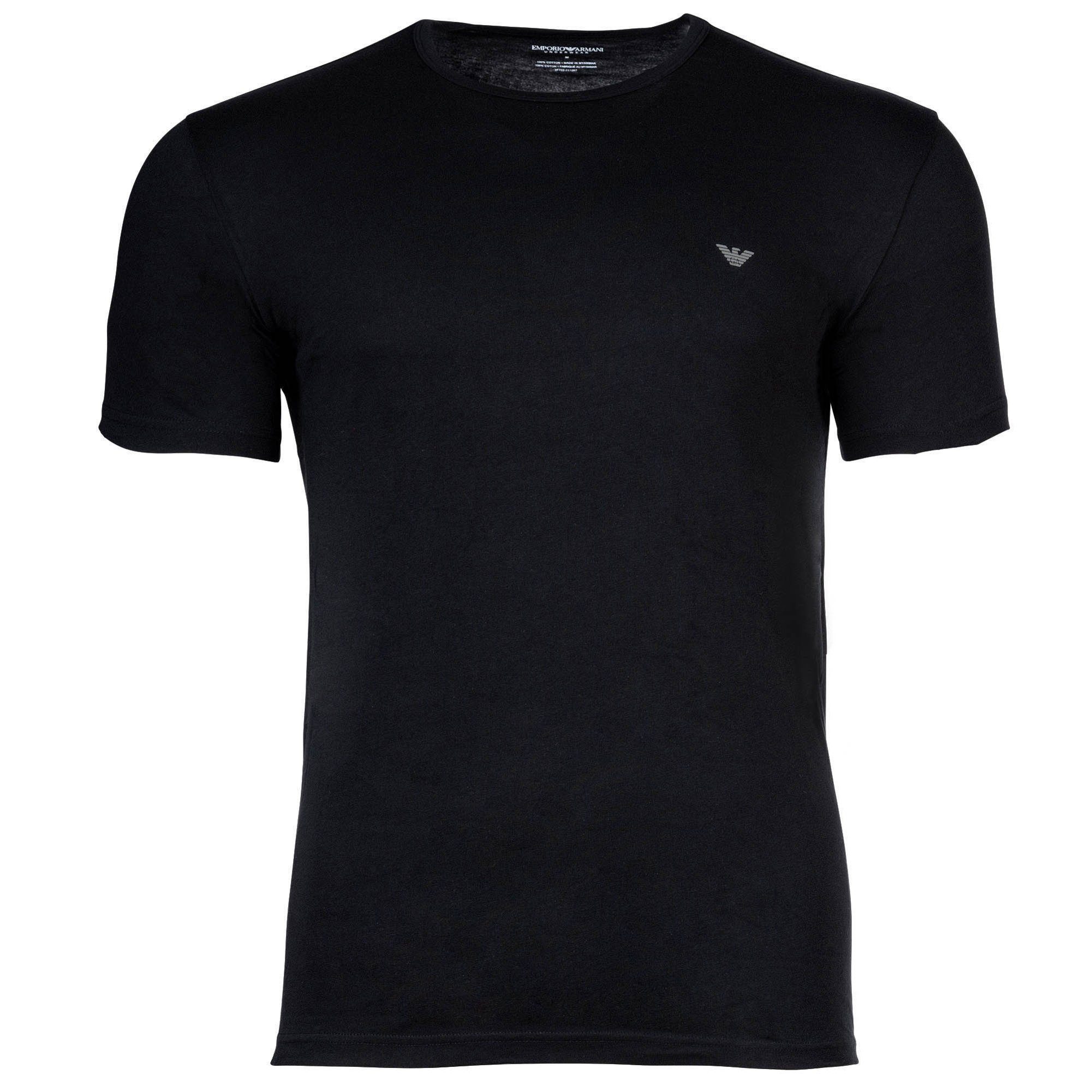 Emporio Armani T-Shirt Herren T-Shirt 2er Pack Baumwolle ENDURANCE (Packung, 2er Pack)