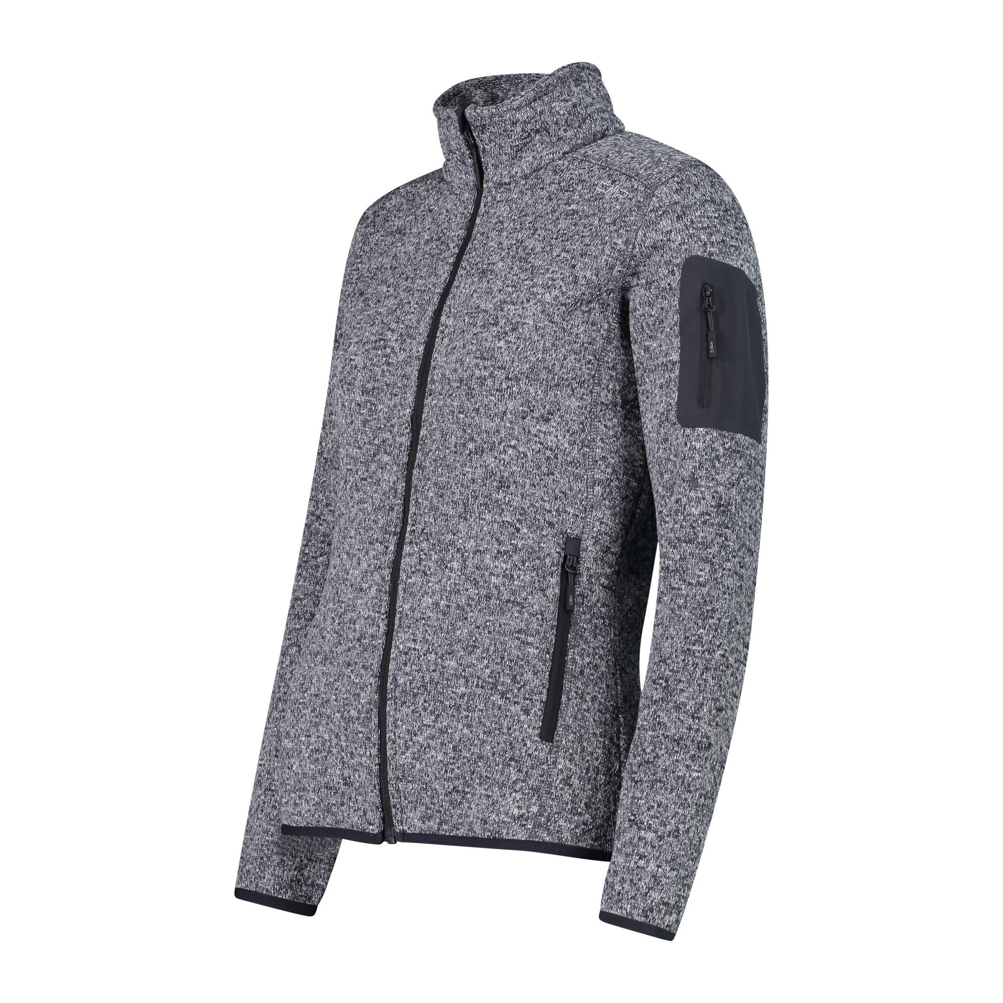 CMP Fleecejacke CMP Damen Jacke Knitted Melange Fleece Jacket 3H14746 – Bild 3 von 3