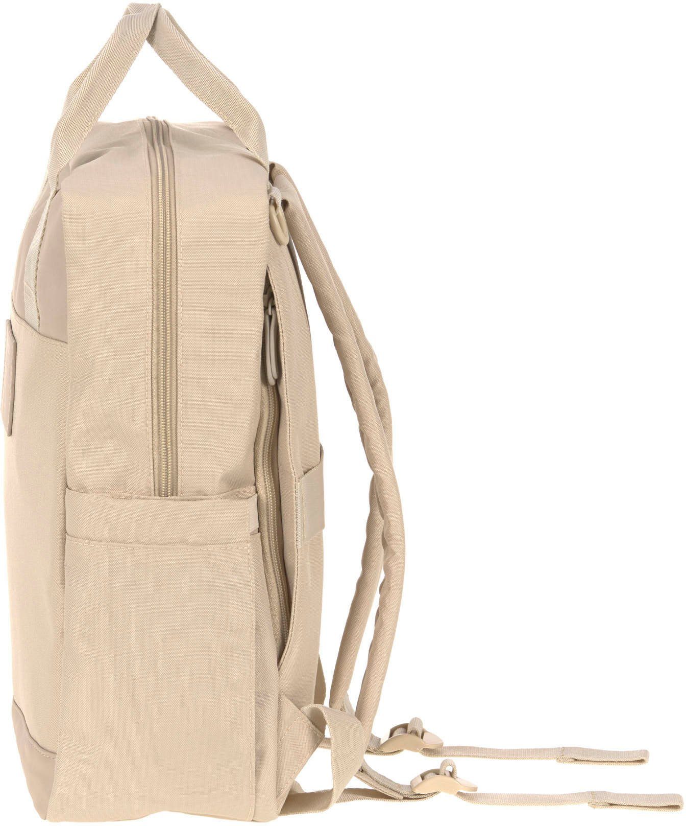 LÄSSIG Wickelrucksack Green Label, Vividal, humus, zum Teil aus recyceltem Material