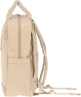 LÄSSIG Wickelrucksack Green Label, Vividal, humus, zum Teil aus recyceltem Material