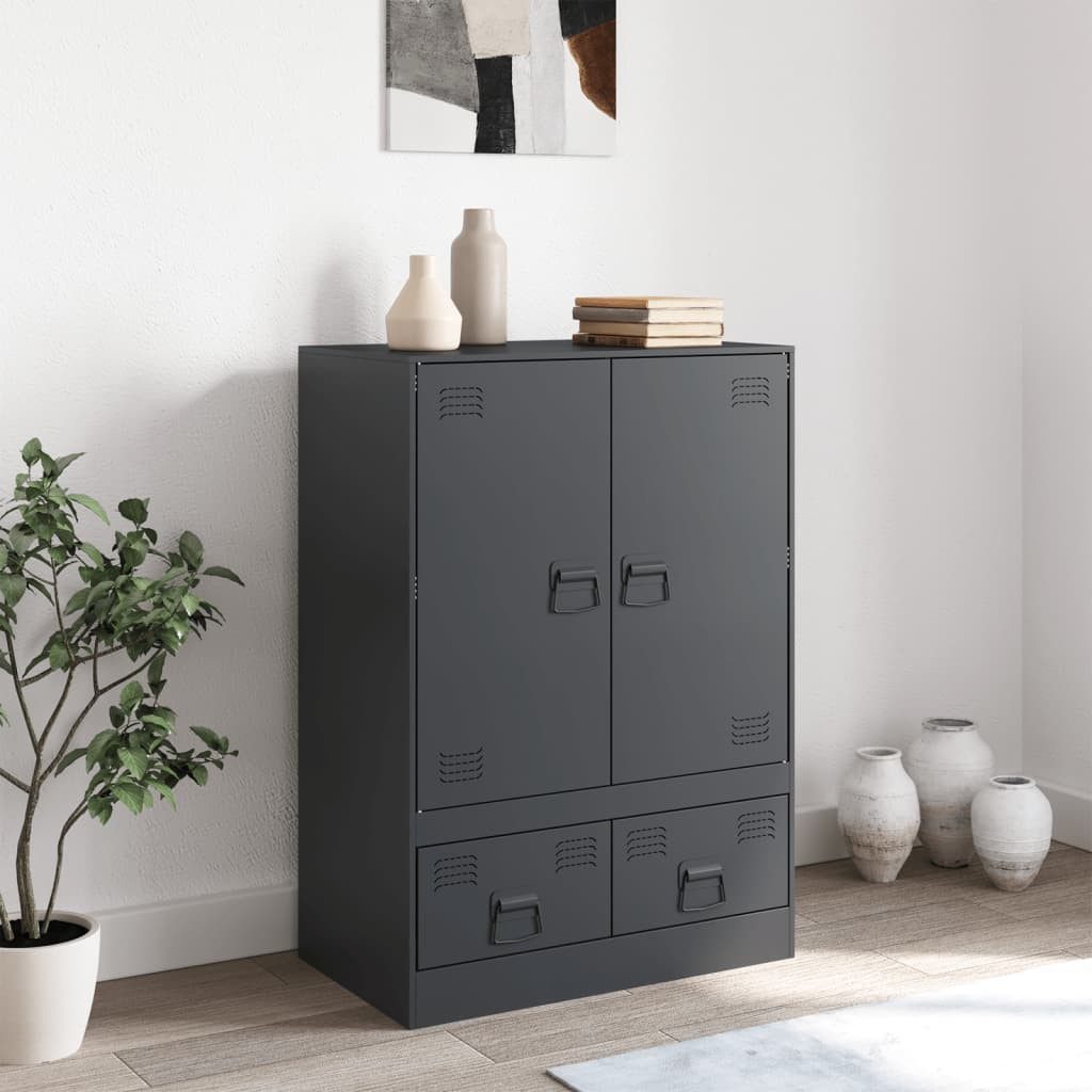 vidaXL Highboard Highboard Anthrazit 67x39x95 cm günstig online kaufen