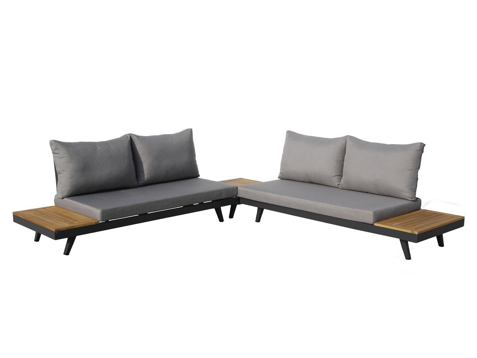 GreenSpirit Loungeset Lounge-Set NAXOS, 3-teilig, Aluminium, Green Spirit®