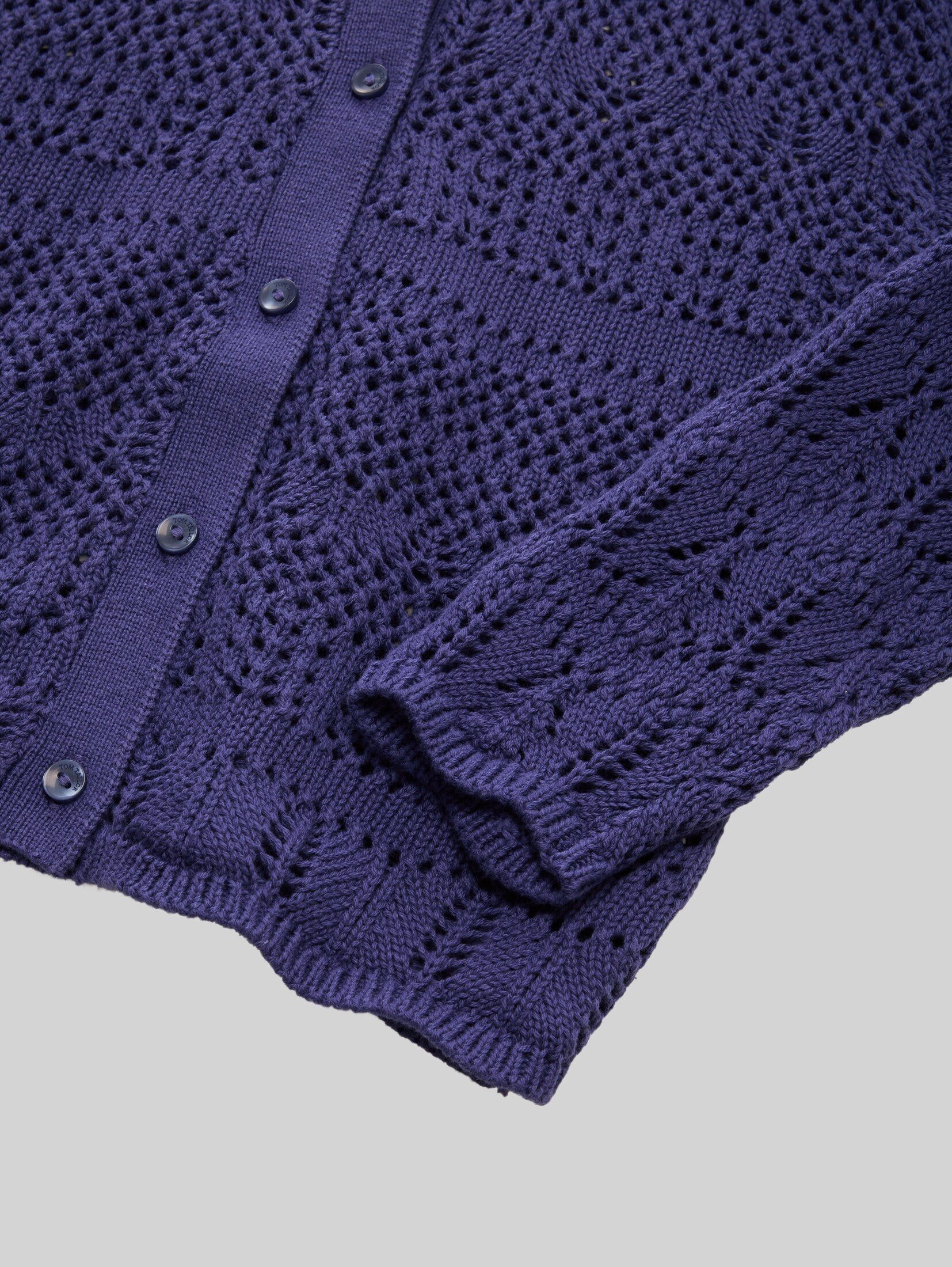 TOM TAILOR Cardigan Pullover & Strickjacken Cardigan mit Lochmuster