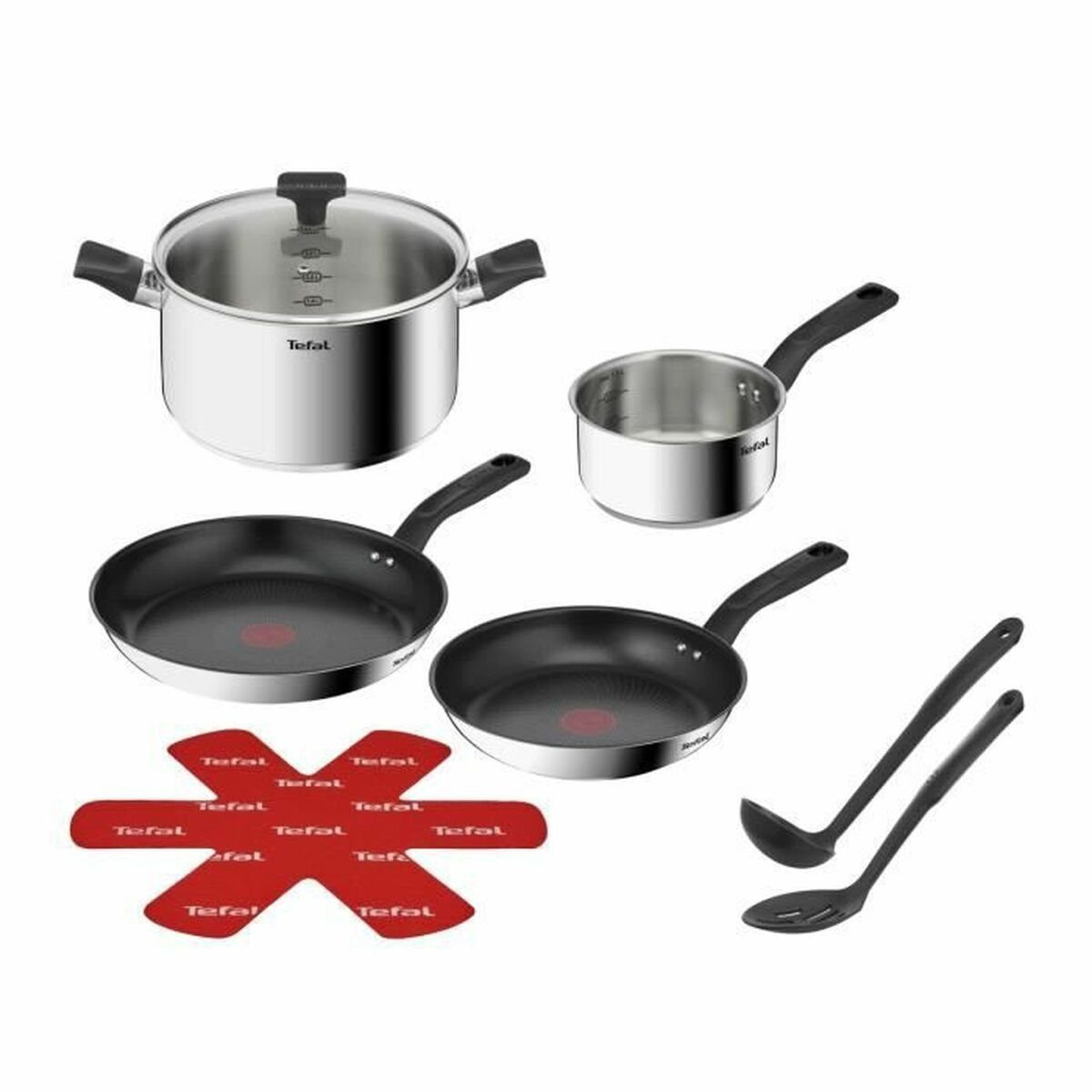 Tefal Kochtopf Topfset Tefal 8 B818S804 Stücke