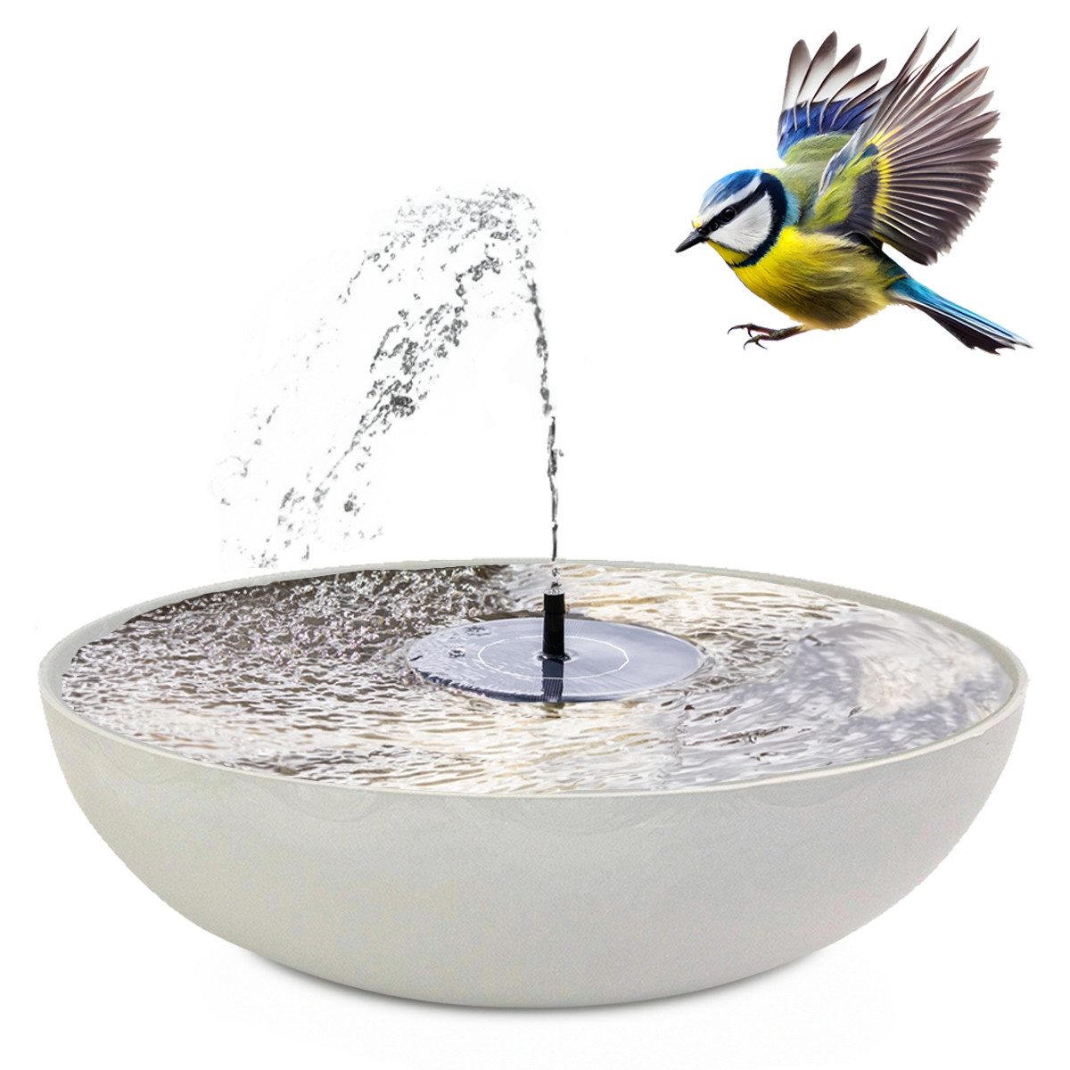 matches21 HOME & HOBBY Wasserspiel Solar-Brunnen günstig online kaufen