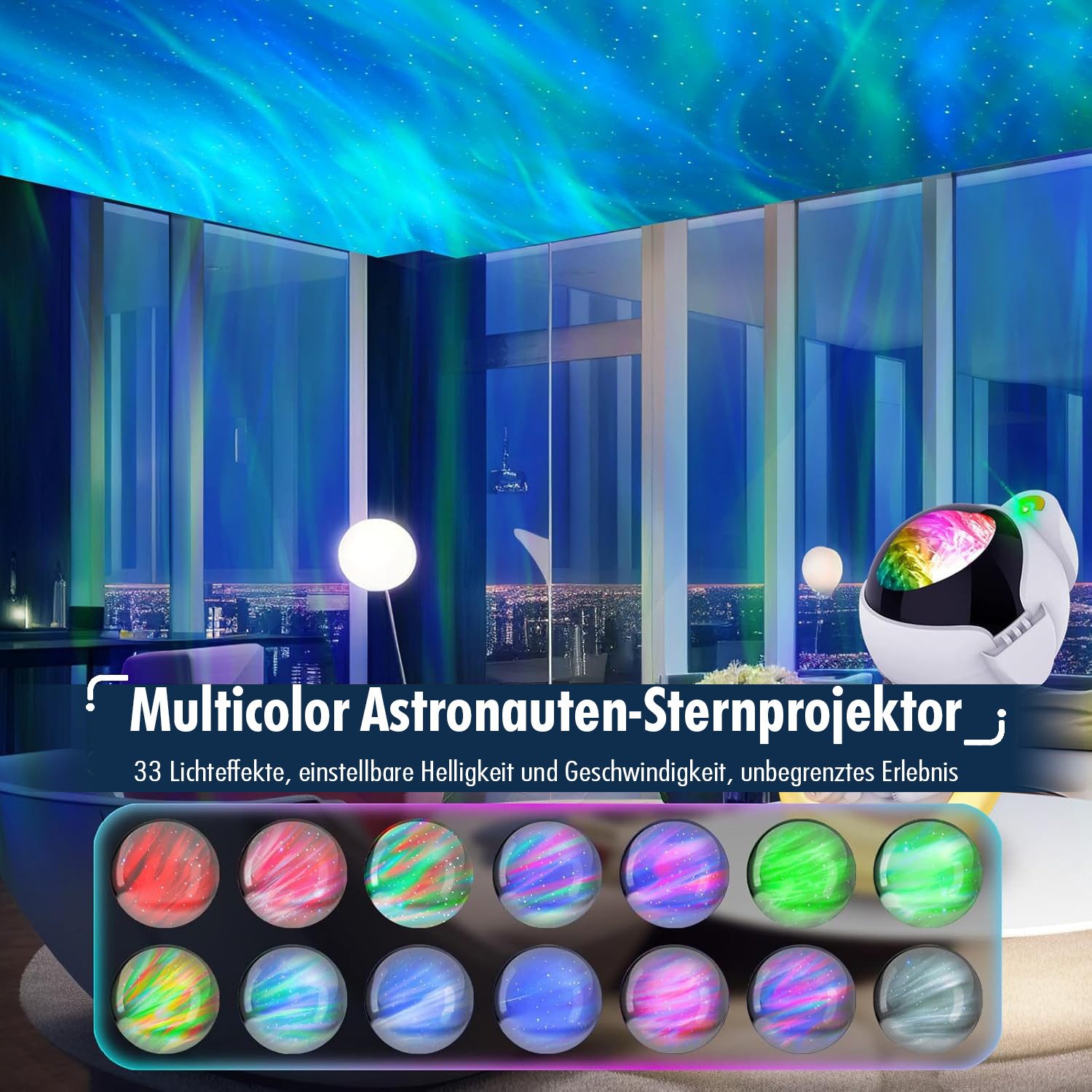 Fanttik LED-Sternenhimmel Astronaut Projektor Sternenhimmel Projektor Kinde günstig online kaufen