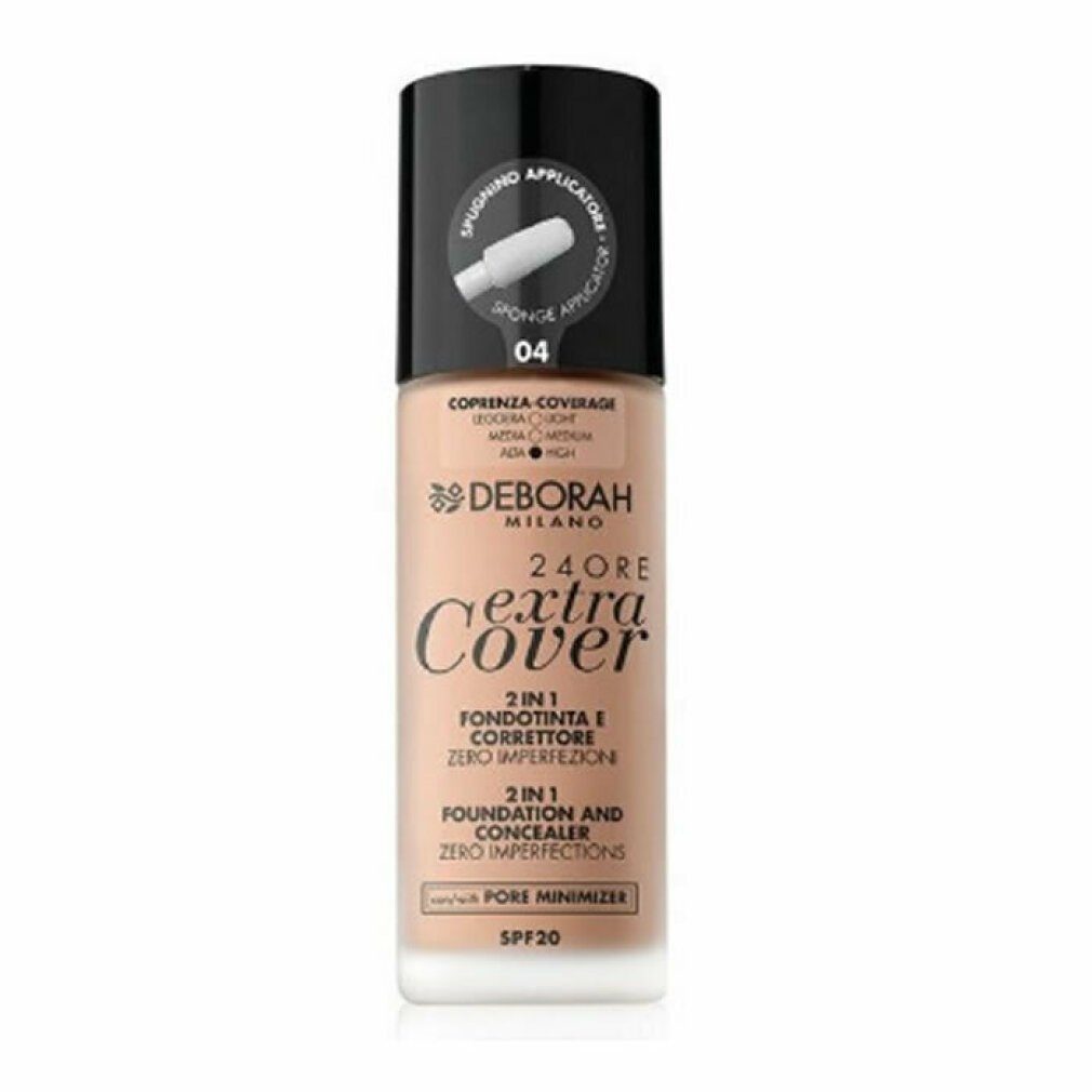 Deborah Milano Грунтовки 24 Ore Extra Cover 2 En 1 Spf20 04 30ml