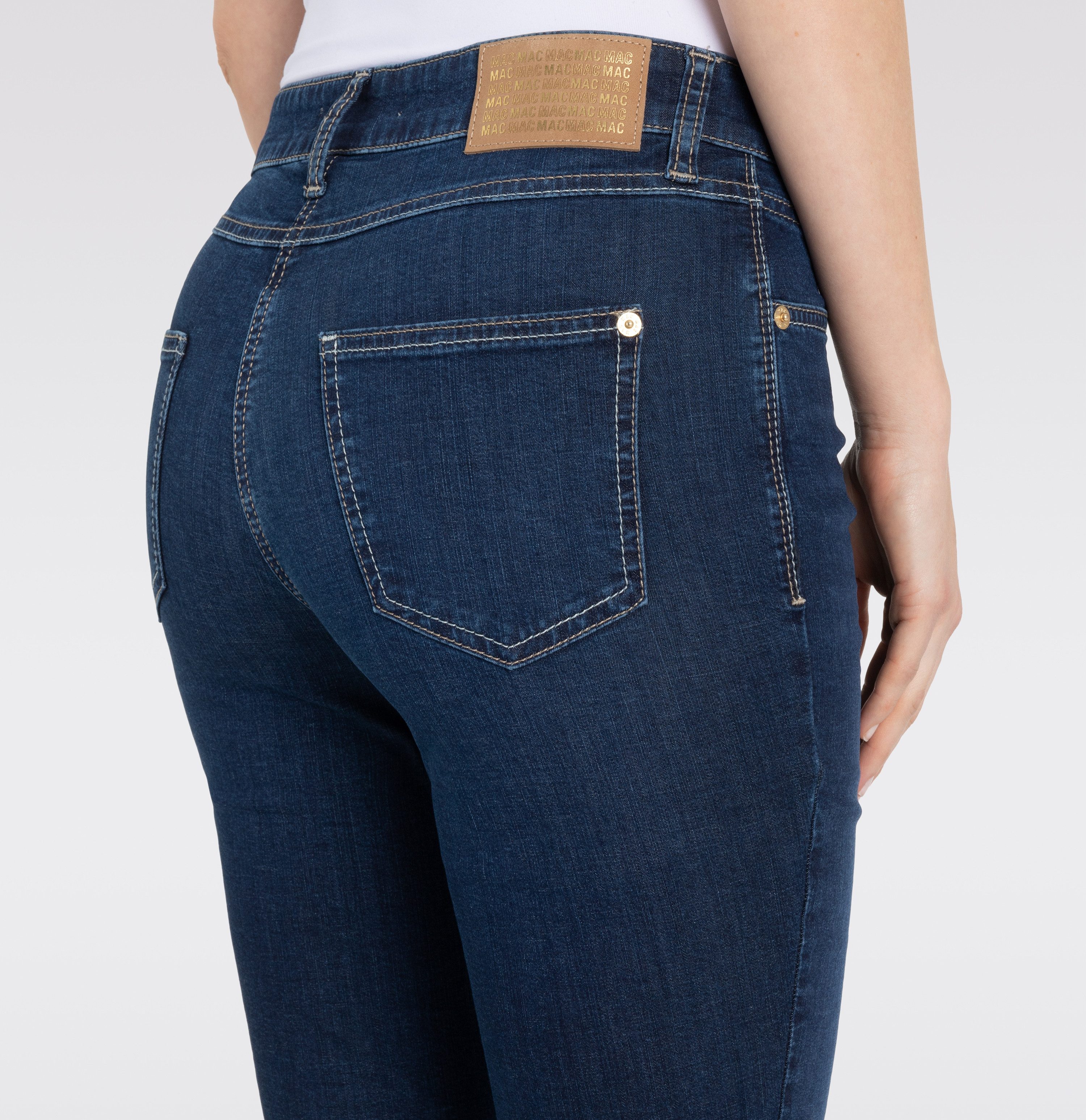 MAC Stretch-Jeans MAC MELANIE 7/8 new basic wash 5045-90-0352 D845 - ULTRALIGHT