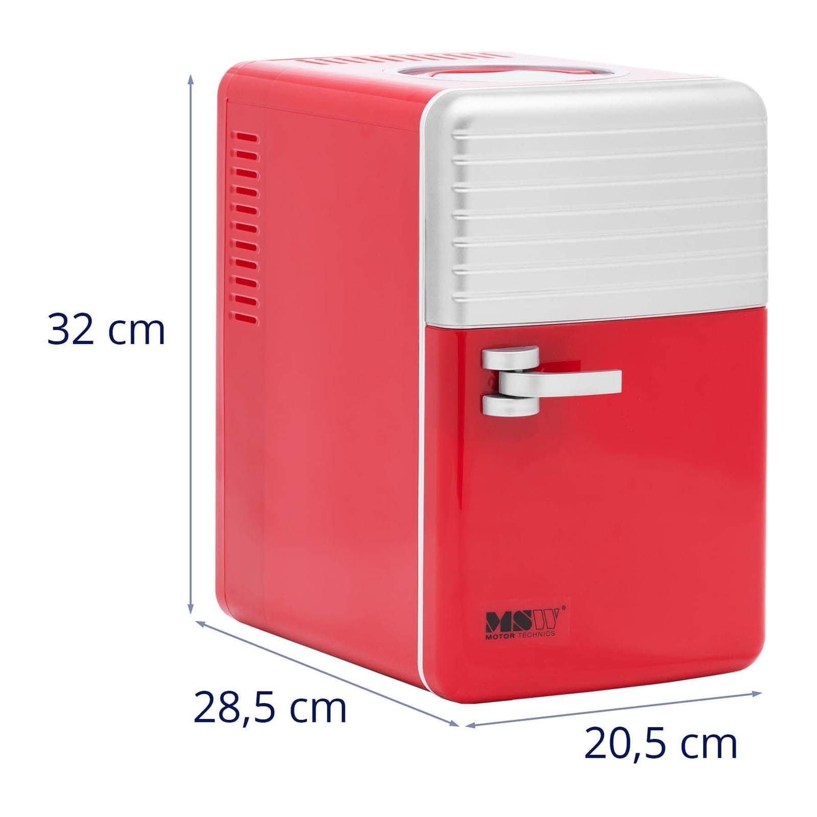 6 12 Kühlbox 2-in-1-Gerät - V Warmhaltefunktion - Elektrische Mini-Kühlschrank V/230 MSW L mit