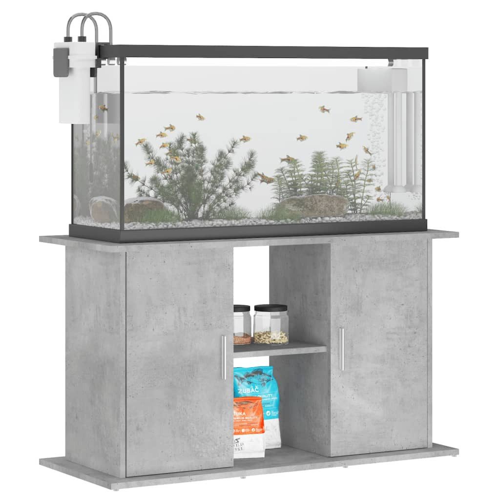 vidaXL Aquariumunterschrank Aquariumständer Betongrau 101x41x58 cm günstig online kaufen