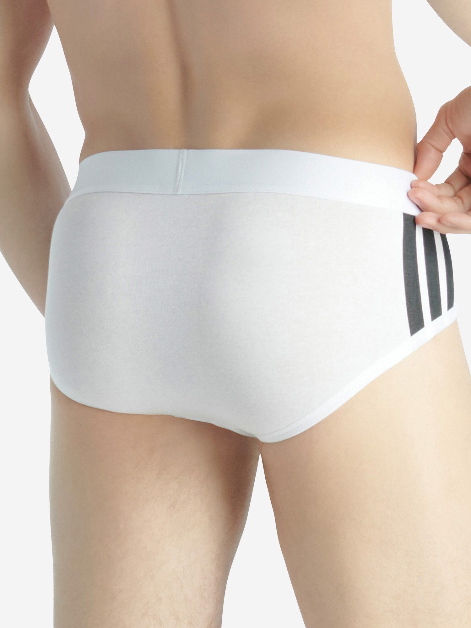 adidas Sportswear Slip Active Flex Cotton 3 Stripes (4-St) unterhose unterwäsche basic
