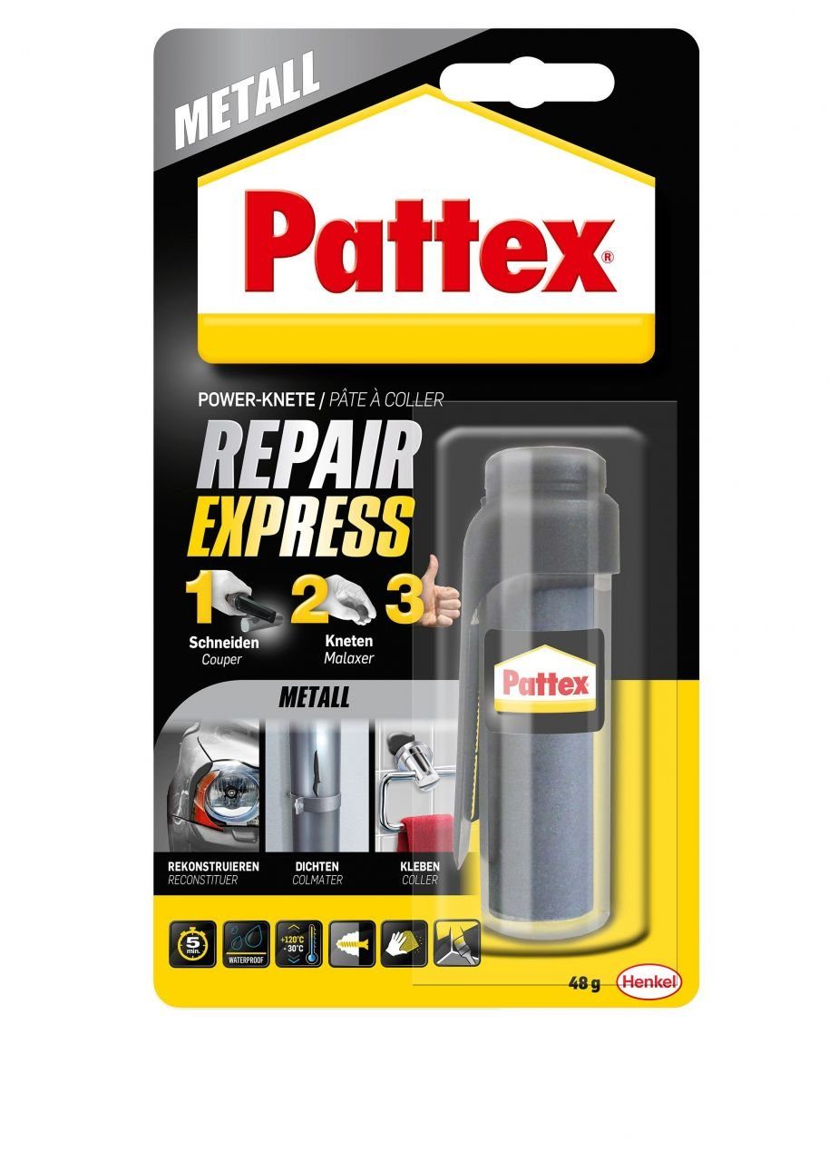 Pattex Bastelkleber Pattex Repair Express Metall Powerknete 48 g