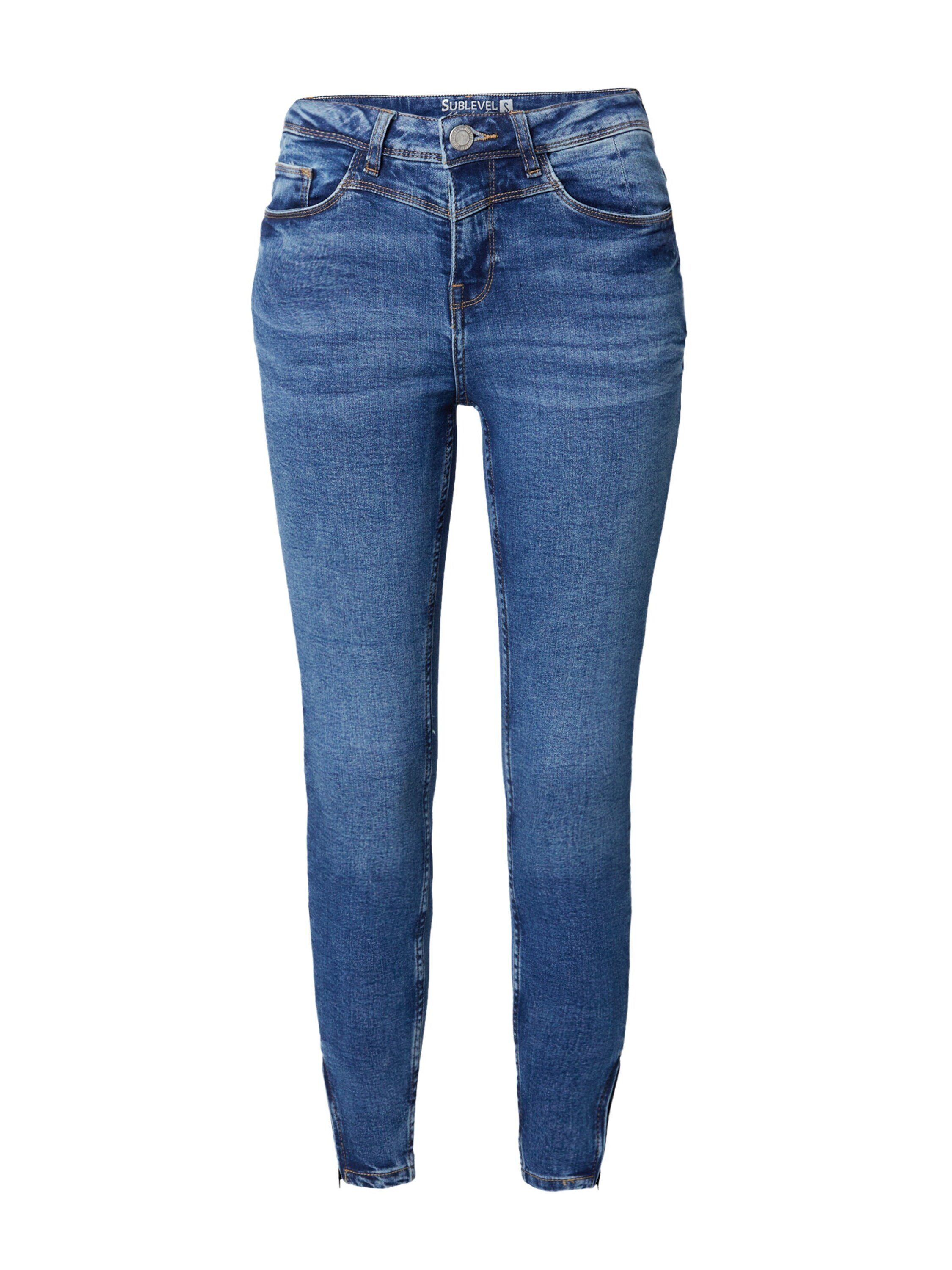 SUBLEVEL 7/8-Jeans (1-tlg) Plain/ohne Details