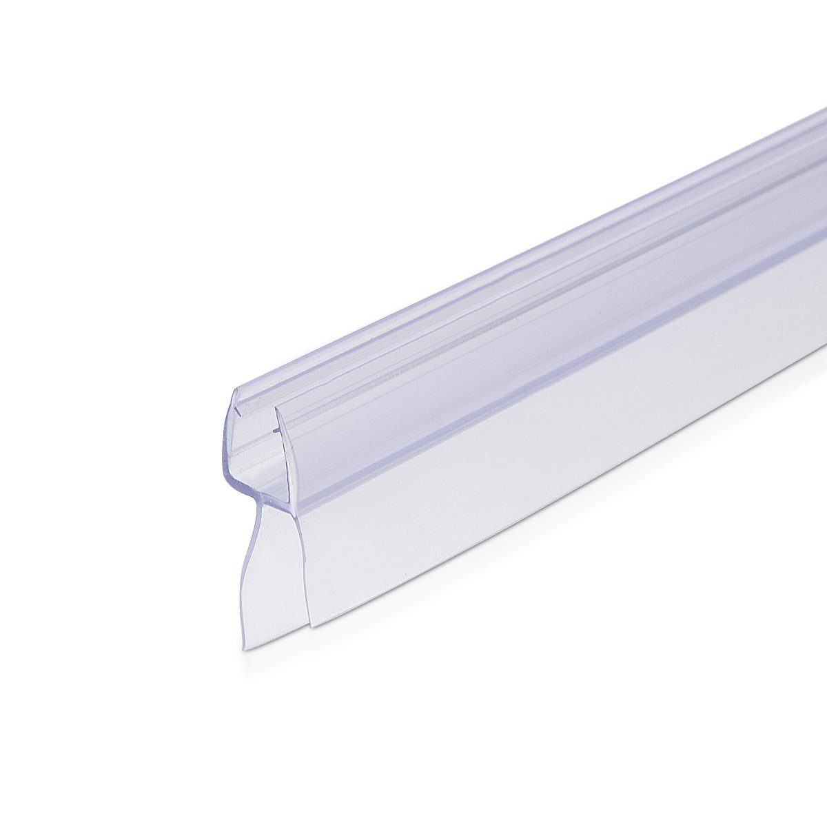 Navaris Duschdichtung Schwallschutz Duschdichtung Duschkabine 45° - für 6mm dicke Glas, L: 100.00 cm, (1-St)