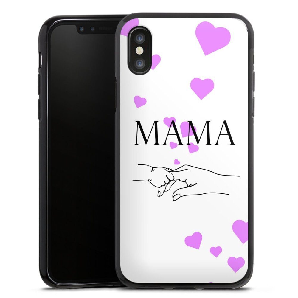 DeinDesign Handyhülle Muttertag Mama Familie Muttertag-Mama und kinder, Apple iPhone X Silikon Hülle Bumper Case Handy Schutzhülle
