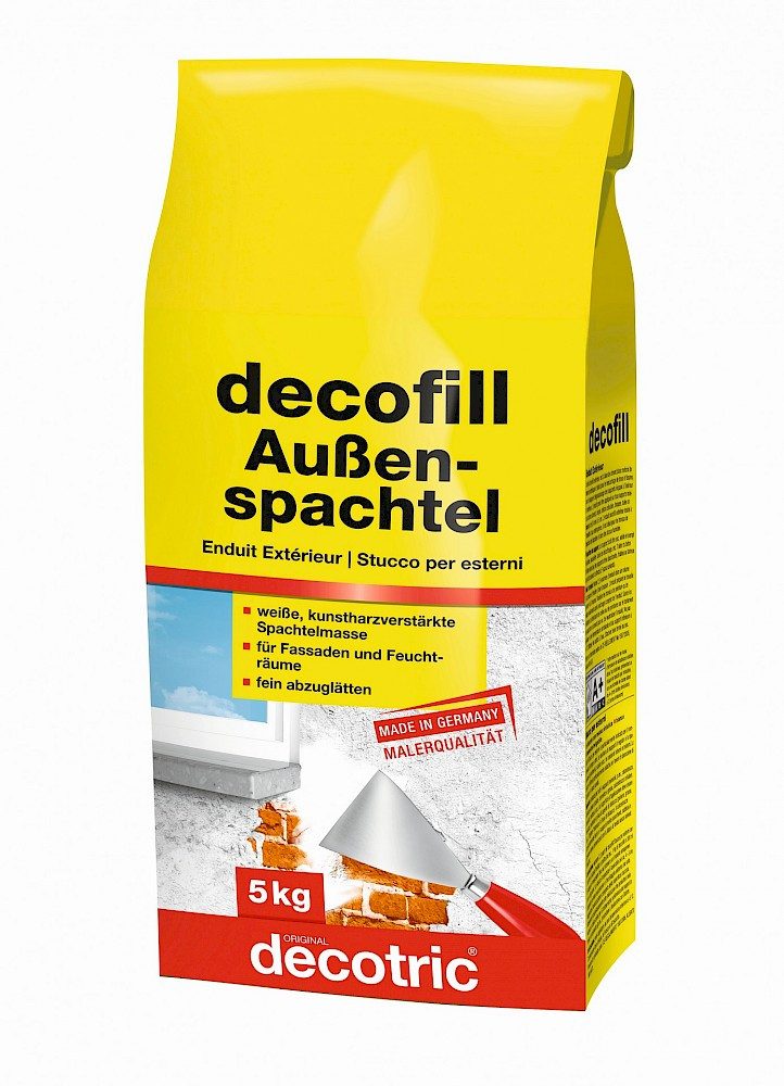 decotric® Spachtelmasse decofill kunstharzverstärkte Außenspachtel, 5 günstig online kaufen