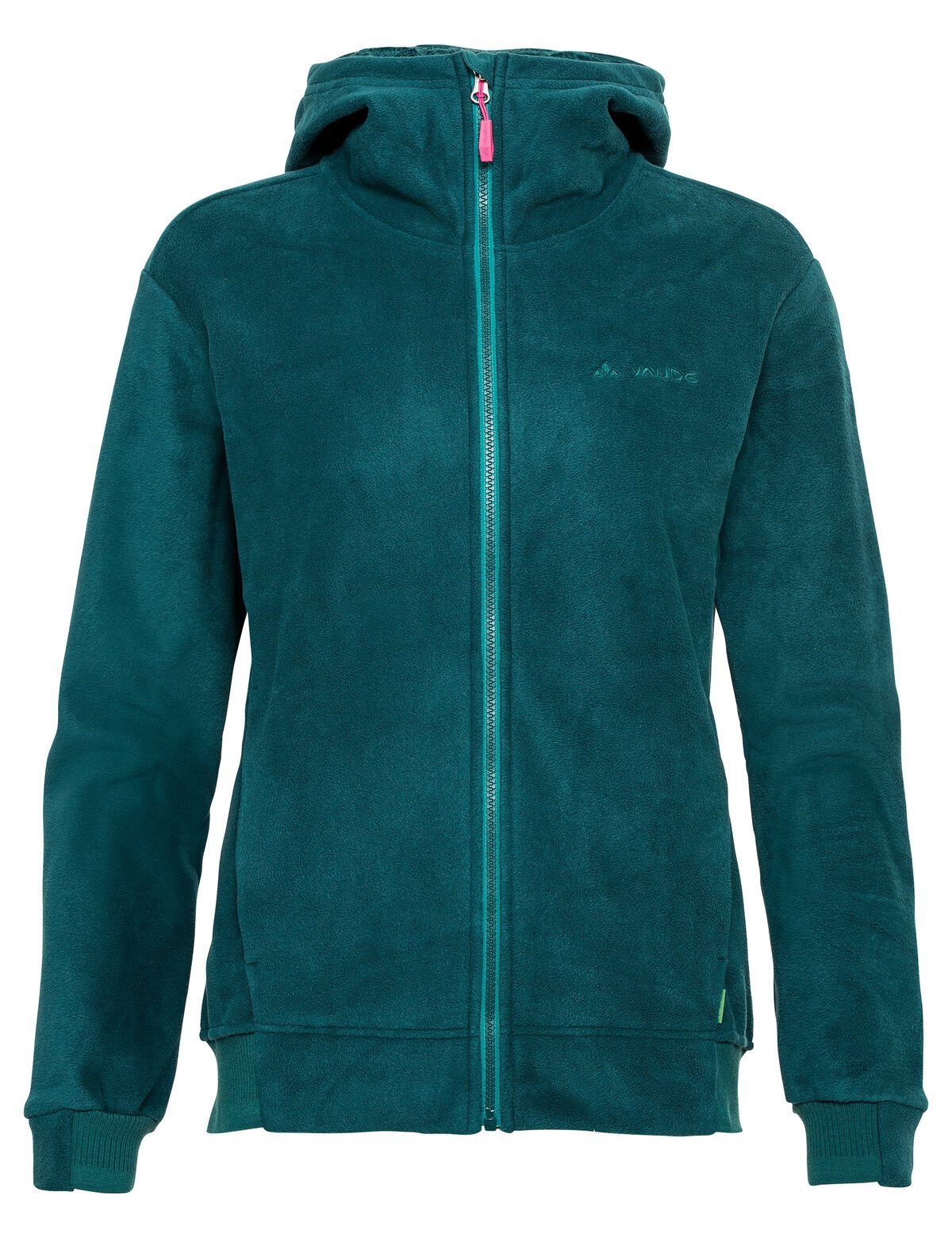 VAUDE Outdoorjacke Women's Klimaneutral green (1-St) Neyland mallard Fleece Hoody kompensiert