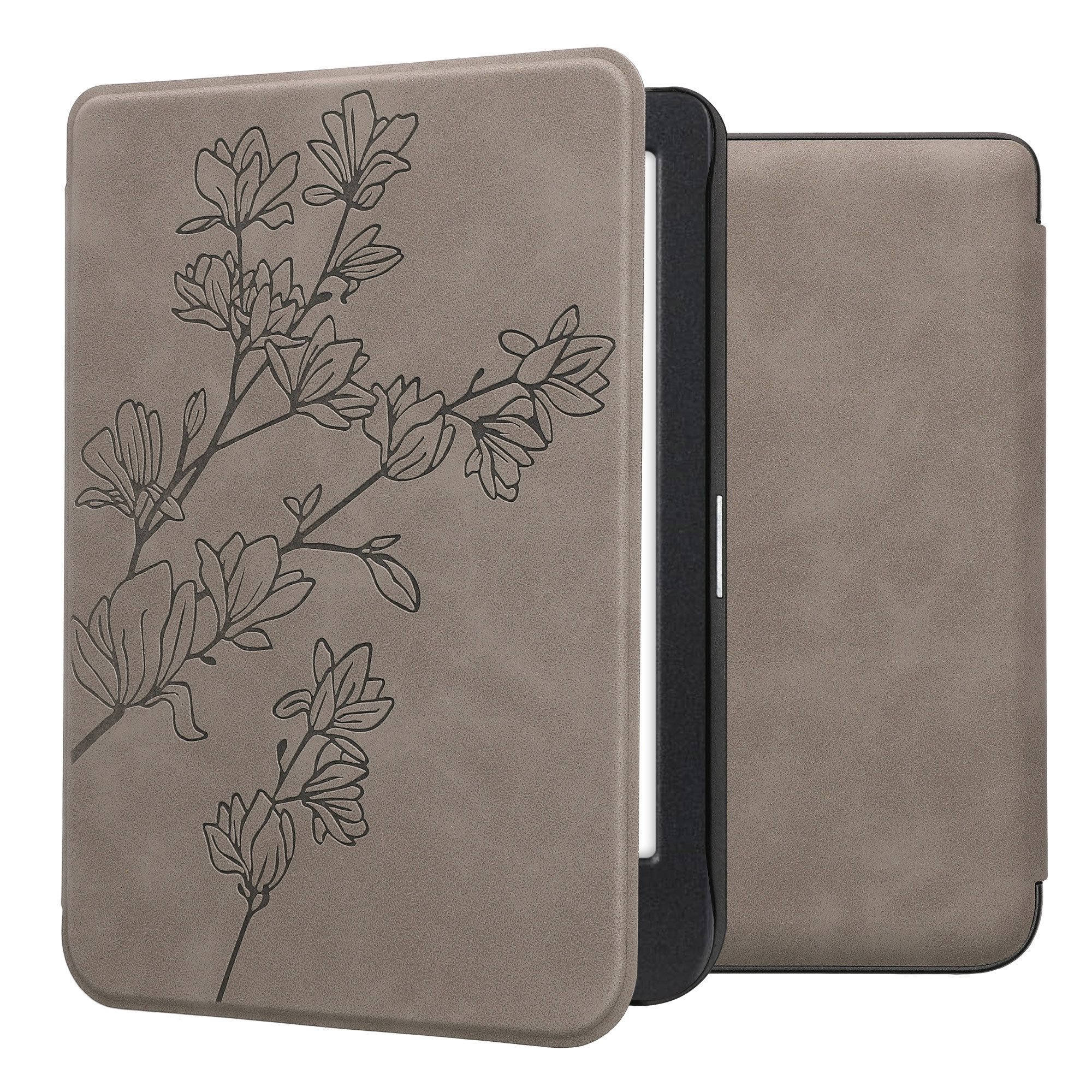 kwmobile E-Reader-Hülle Schutzhülle für Kobo Clara BW / Clara Colour / Tolino Shine (5), eReader Flip Case mit Auto Sleep Funktion