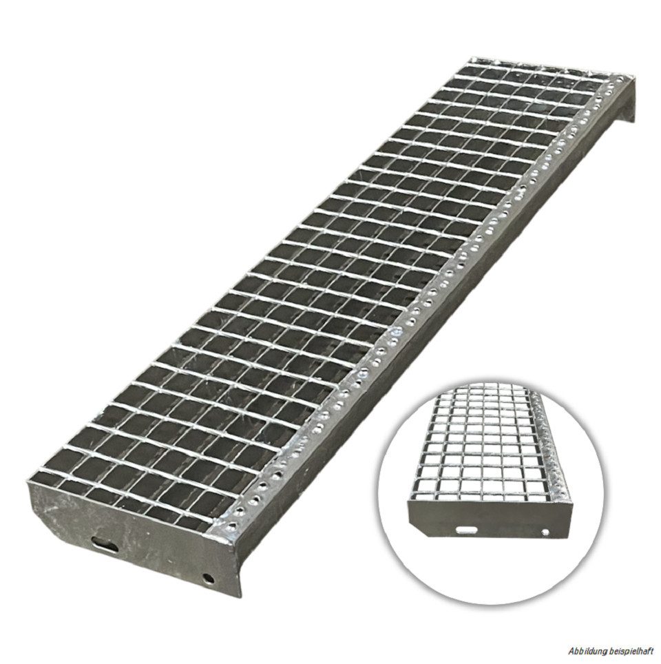 SRM Design Außentreppe 4 Stufen Standtreppe Anthrazit, Breite 60cm, Höhe 84cm ohne Geländer – Bild 3 von 3