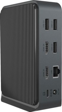 ICY BOX Laptop-Dockingstation ICY BOX USB 3.2 Gen 1 DockingStation, DisplayLink, 2x HDMI bis zu 2K@60 Hz