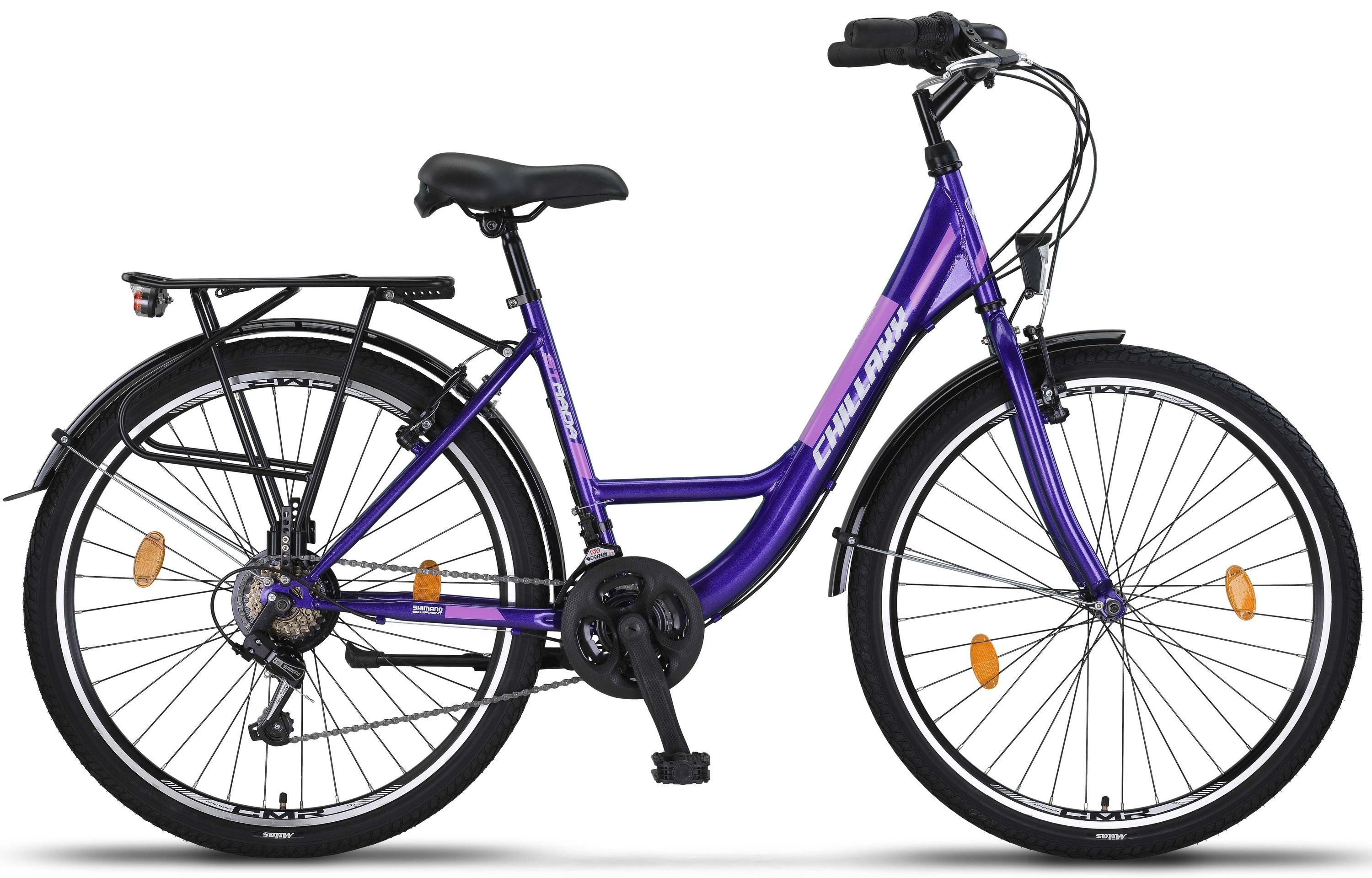 Chillaxx Cityrad Chillaxx Bike Strada Premium City Bike in 24, 26, 28 Zoll