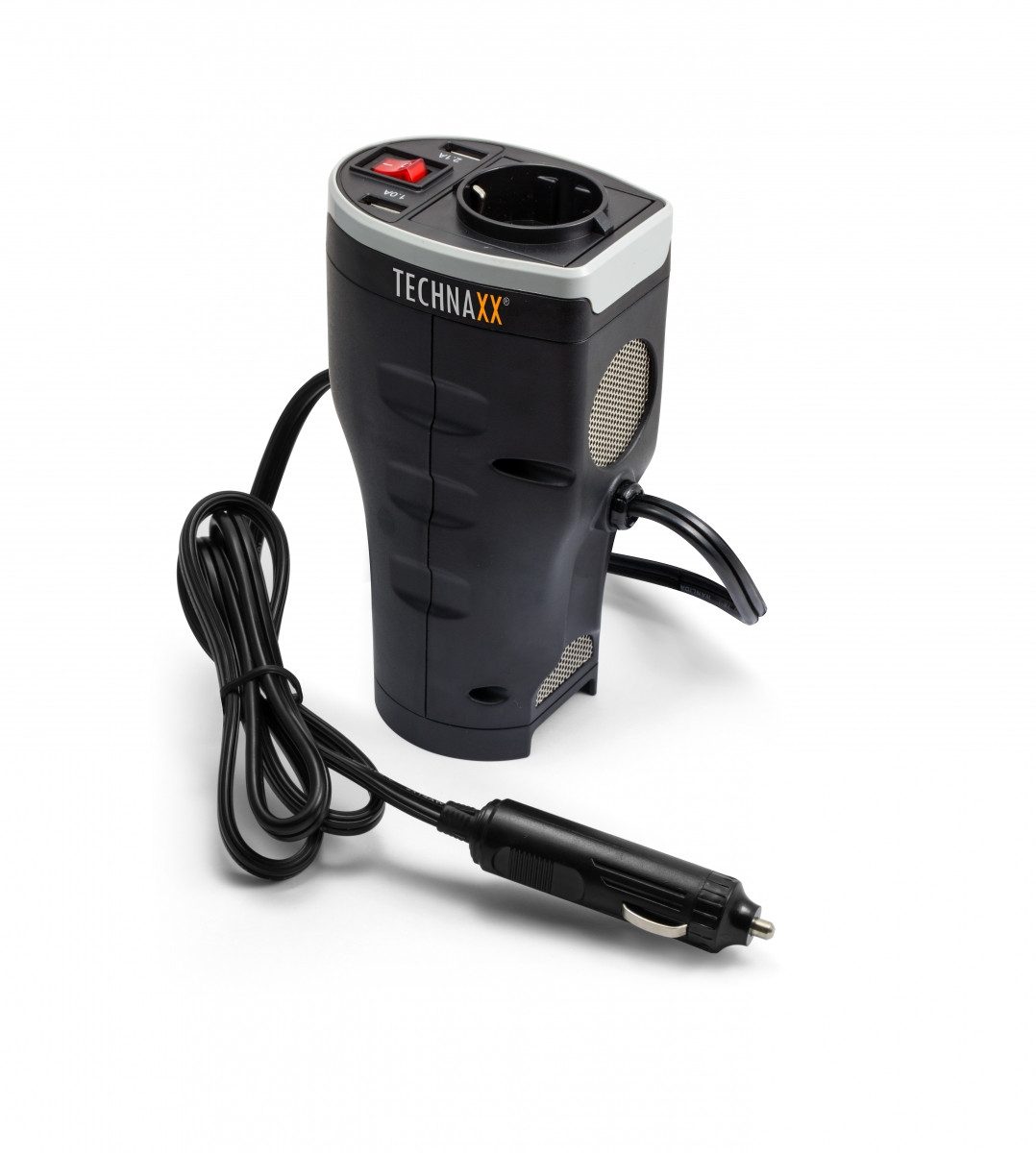 Spannungswandler Technaxx Kfz-Spannungswandler mit 2 USB Ports TE13