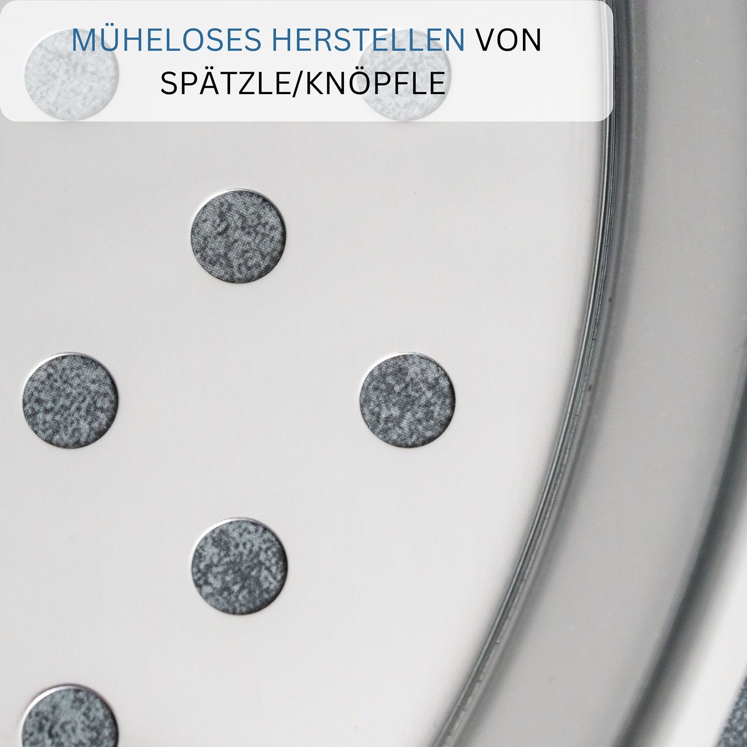 WESTMARK Spätzlereibe Blech + Schaber, 2teiliges Set, PP