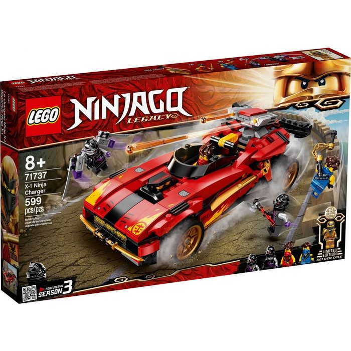 LEGO® Konstruktionsspielsteine LEGO NINJAGO® - X-1 Ninja Supercar (599 St)