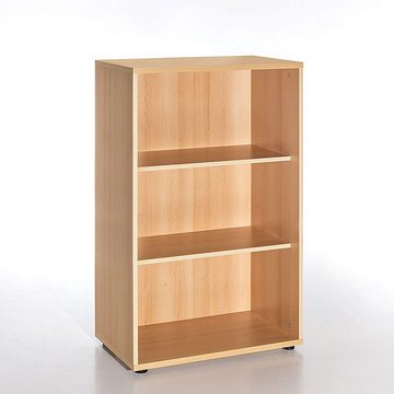 Lomadox Aktenschrank TYP1900 Büromöbel Büro Büroschrank Buche 2 Türen 65x110x39,5 cm