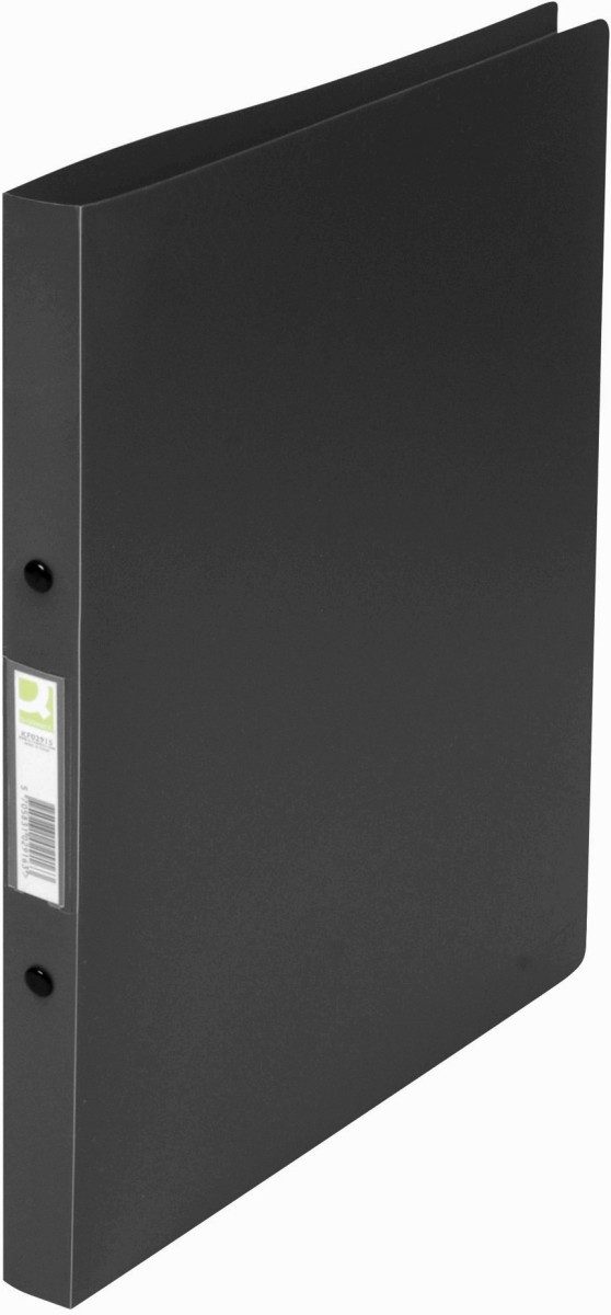 Connect Präsentationsordner Ringbuch A4 2 Ringe 16mm schwarz