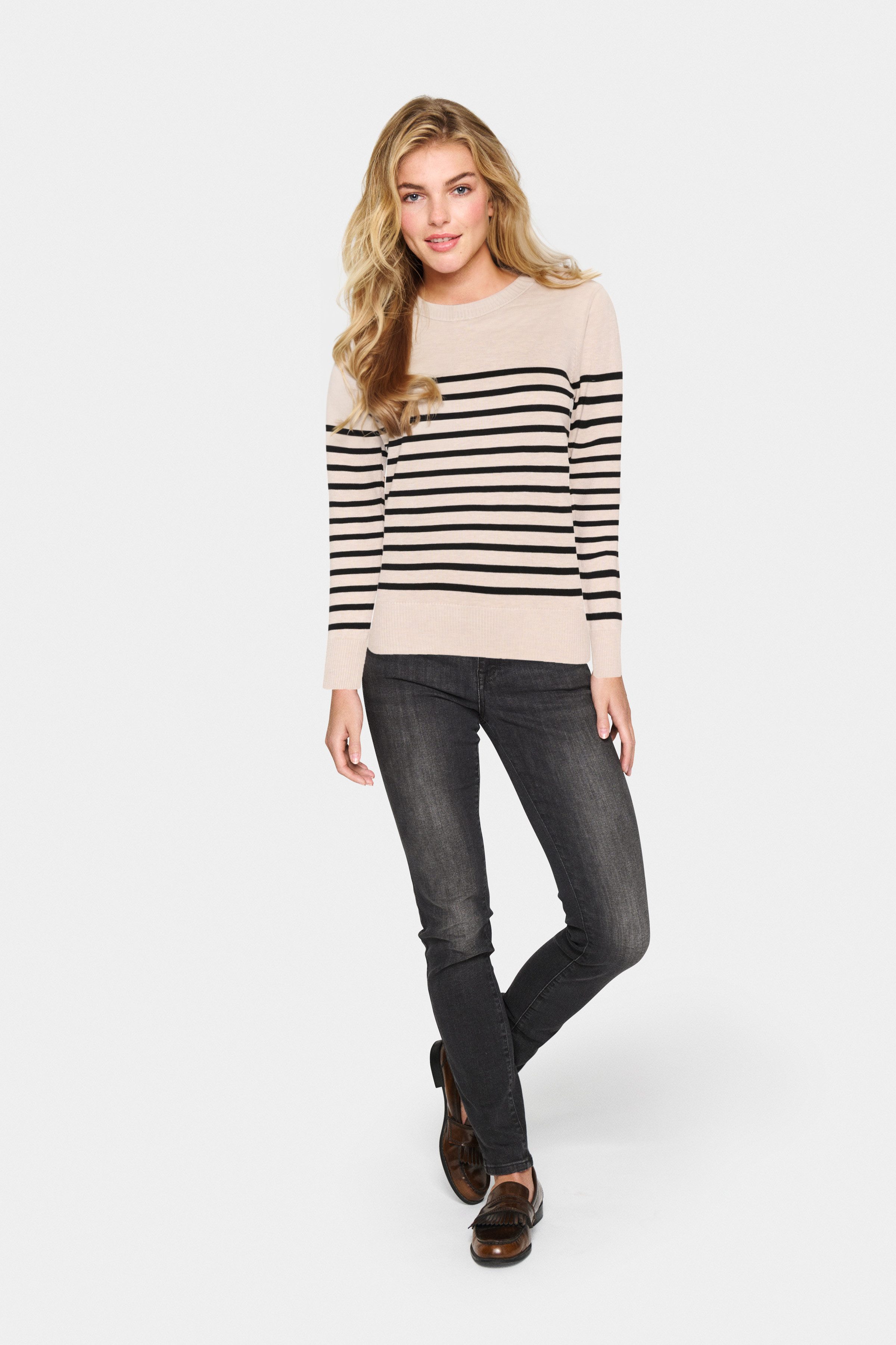 Saint Tropez Strickpullover MilaSZ LS Striped