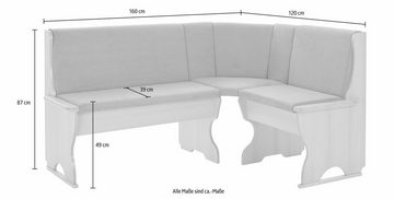 SCHÖSSWENDER Sitzbank Köln, Eckbank groß ist umstellbar, mit Truhe