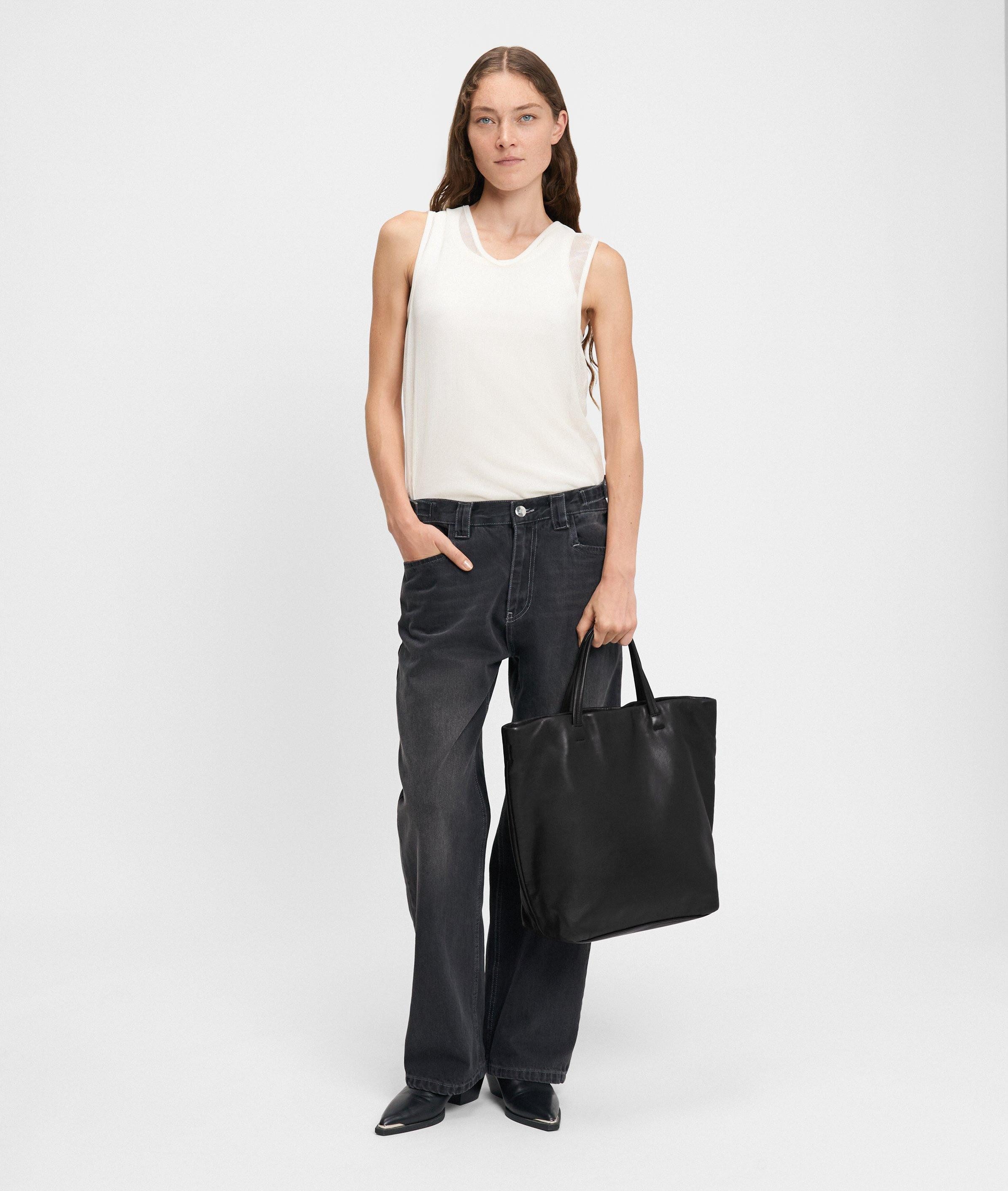 Liebeskind Berlin Handtasche Tote, Geräumiger Shopper aus weichem Schafsleder
