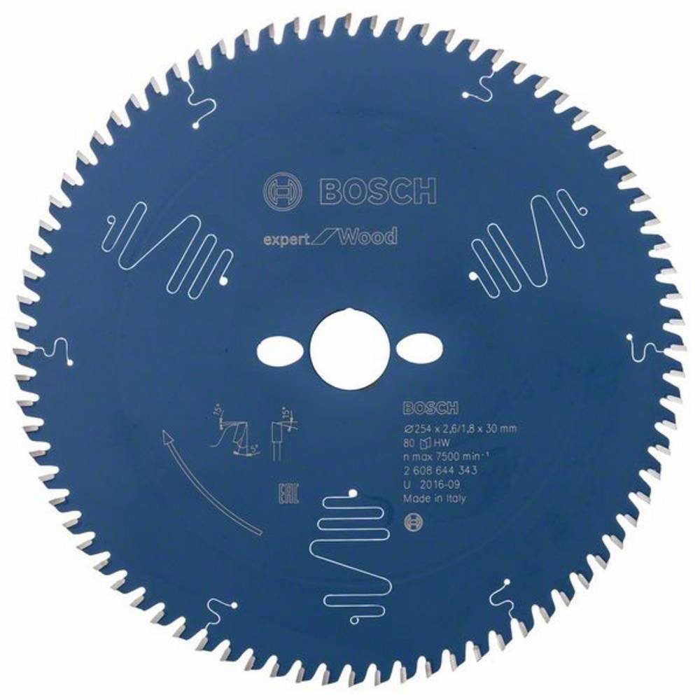 BOSCH Kreissägeblatt Kreissägeblatt254 x 30 x 2.6 mm, 80 2608644343