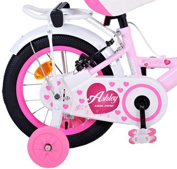 Volare Kinderfahrrad Kinderfahrrad Ashley Fahrrad für Mädchen 14 Zoll Kinderrad in Rosa