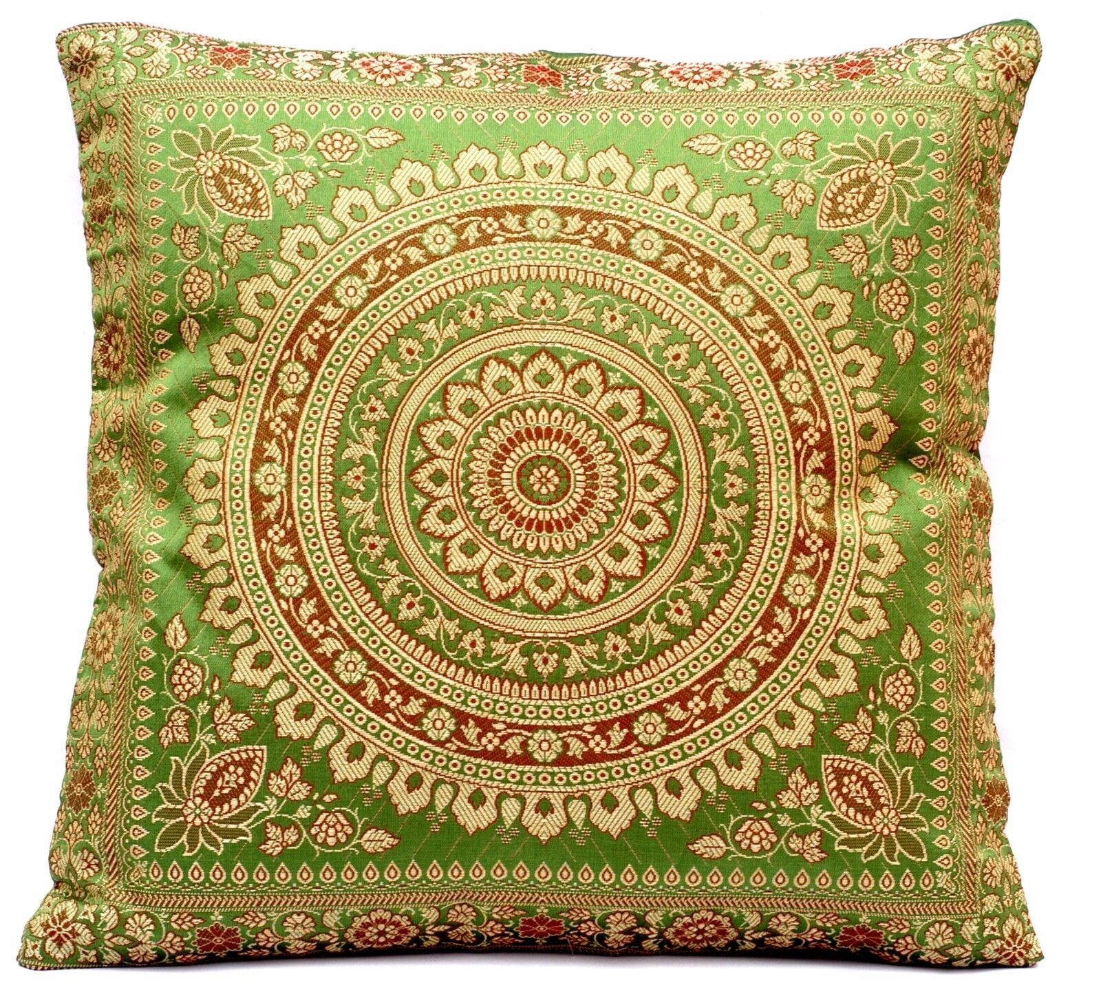 Ruwado Dekokissen - Handgefertigt Kissenbezug aus Indische Banarasi Seide - günstig online kaufen
