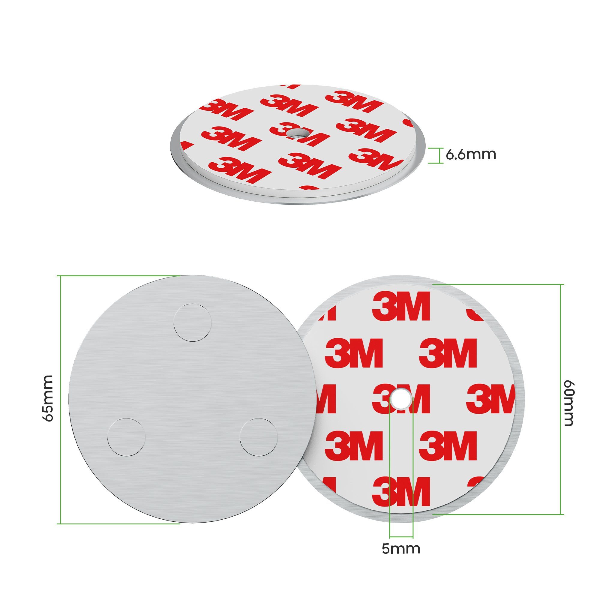 conecto Magnethalter conecto Magnet-Halterung, starke Magnet-Befestigung, universell verwen (2-St)