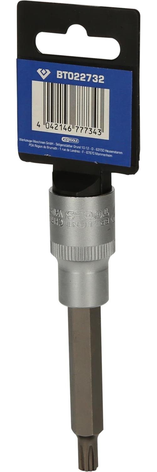 Brilliant Tools Bohrer- und Bitset 1/2" RIBE-Bit-Stecknuss, 100 mm lang, M7