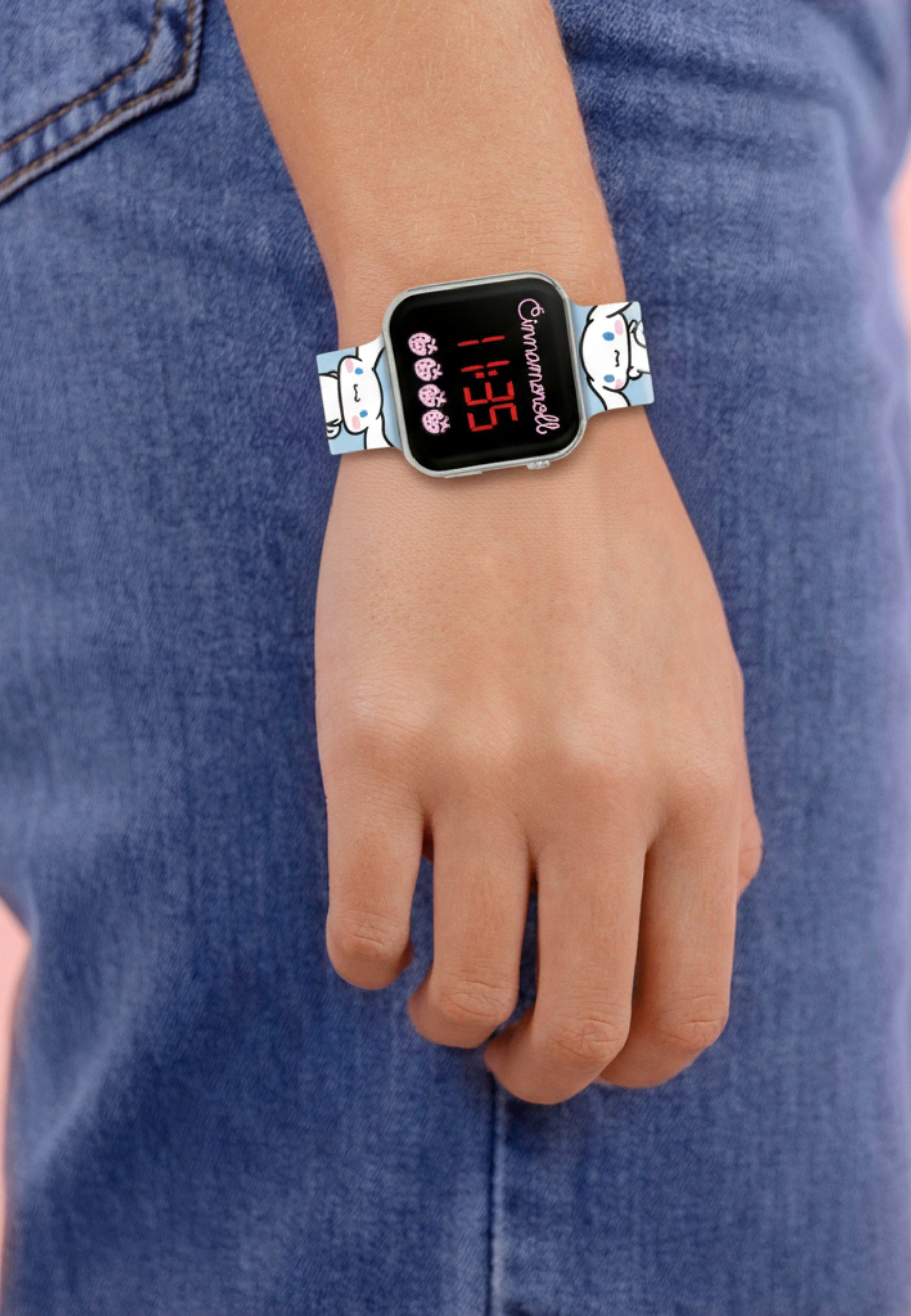 SANRIO Automatikuhr Cinnamoroll LED-Uhr, (Set) – Bild 5 von 5